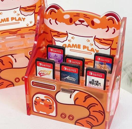 GeekShare Switch Game Card Holder&Thumb Grips Storage Box Can Keep Your Desk Neat