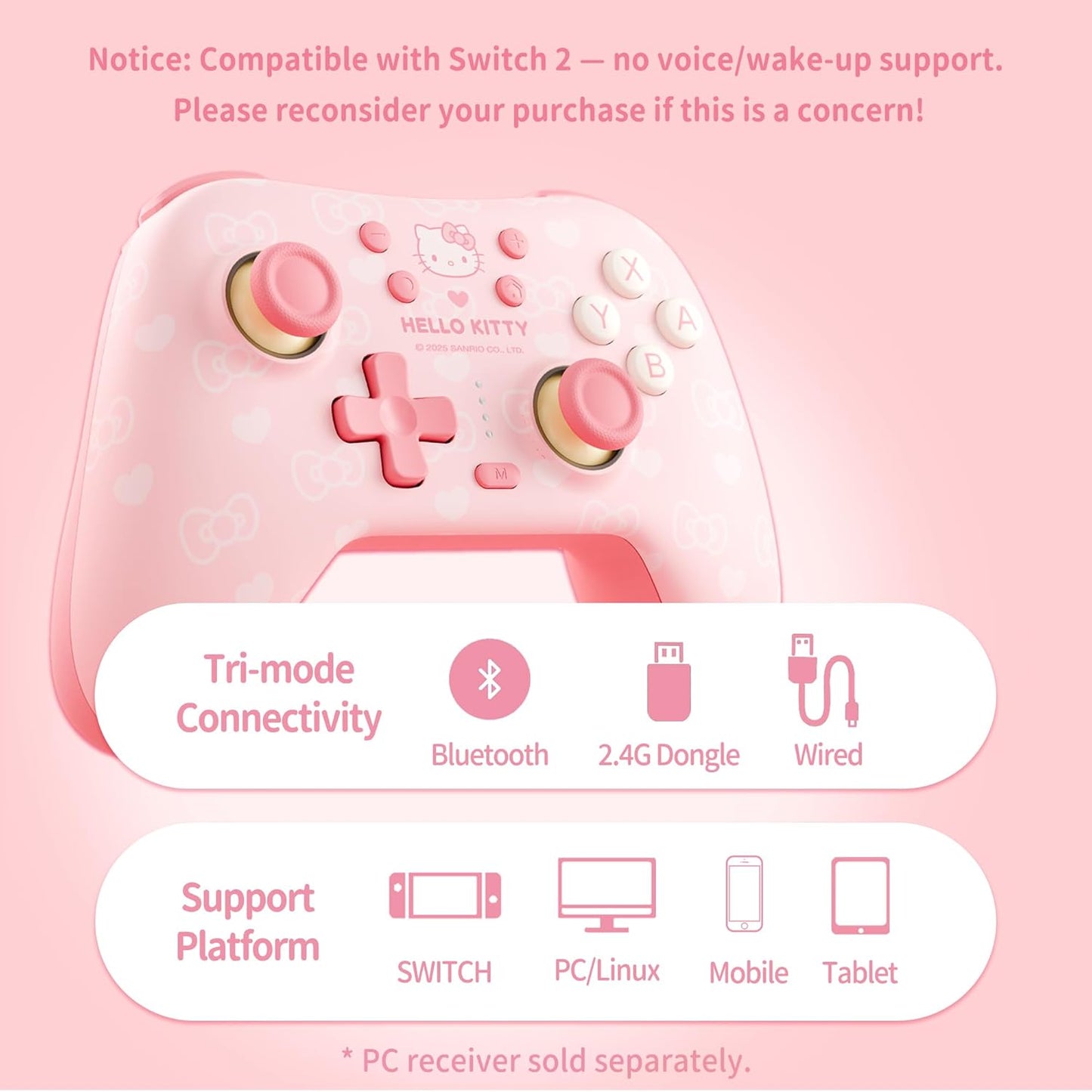 Hello Kitty Wireless Controller Hello Kitty Wireless Controller