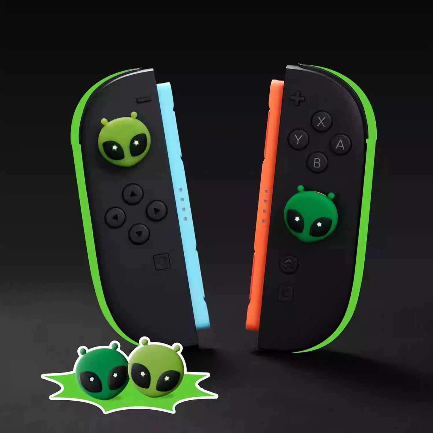 GeekShare Aliens Attack Button Caps for Switch 2 GeekShare Aliens Attack Button Caps for Switch 2