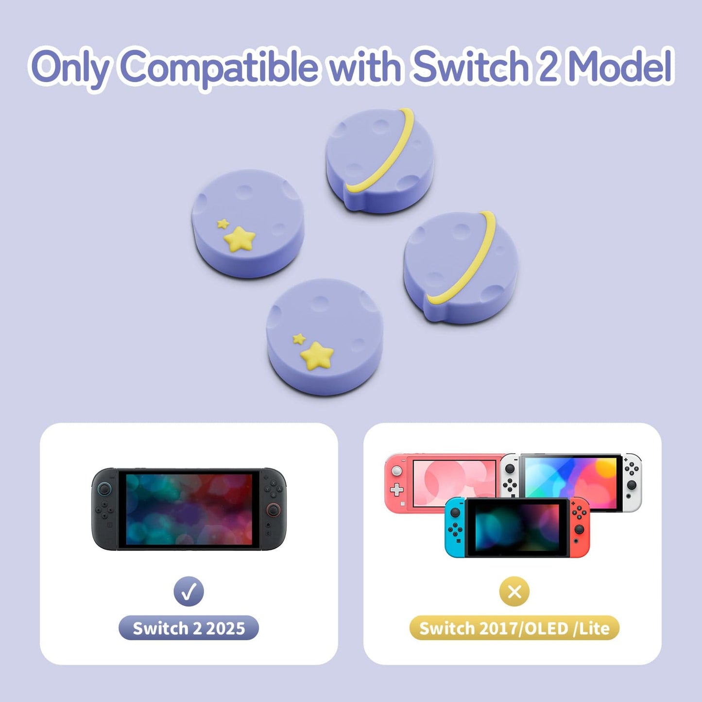 GeekShare Joy Planet Button Caps for Switch 2 GeekShare Joy Planet Button Caps for Switch 2