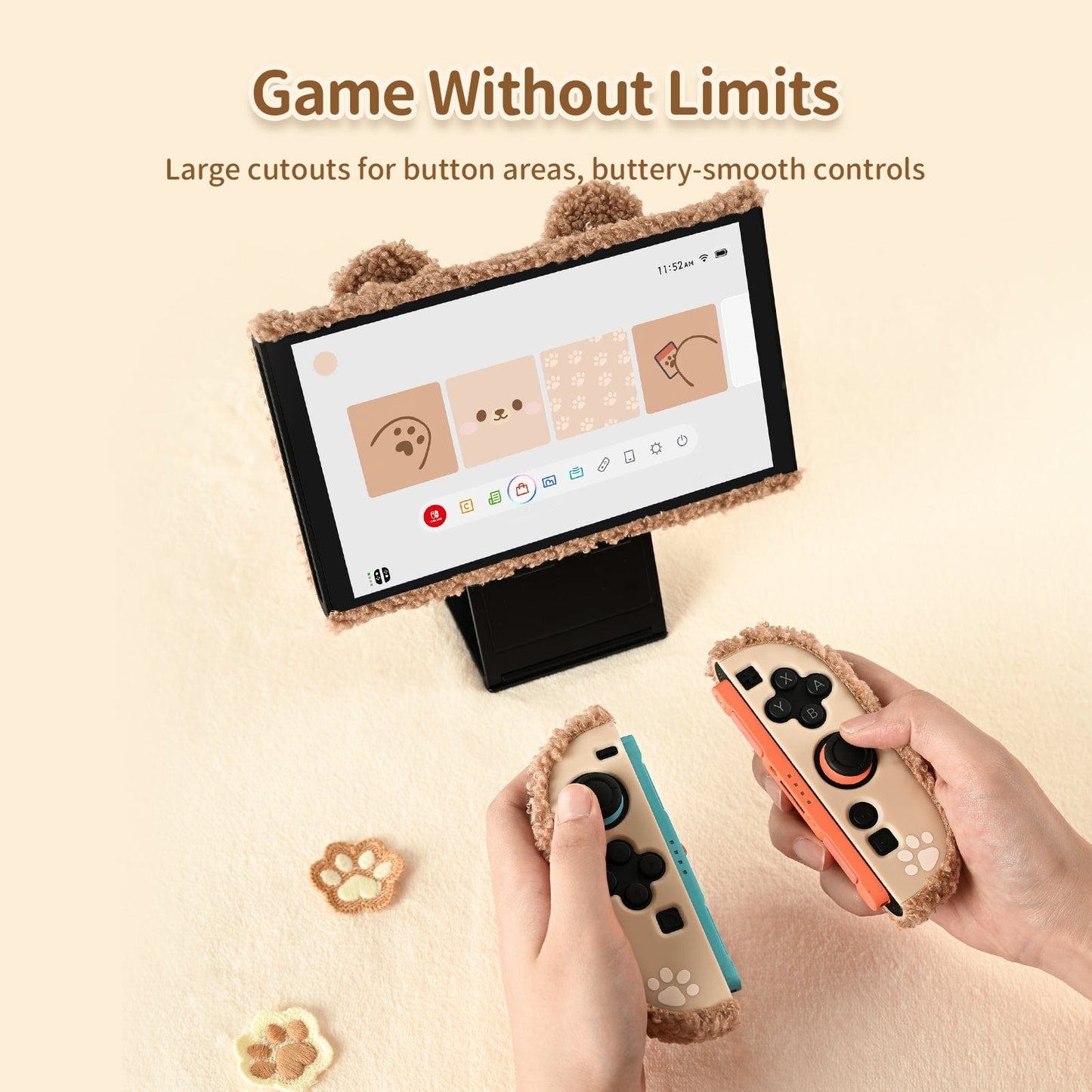 Geekshare NS2 Bear Split Plush Protective Case Geekshare NS2 Bear Split Plush Protective Case