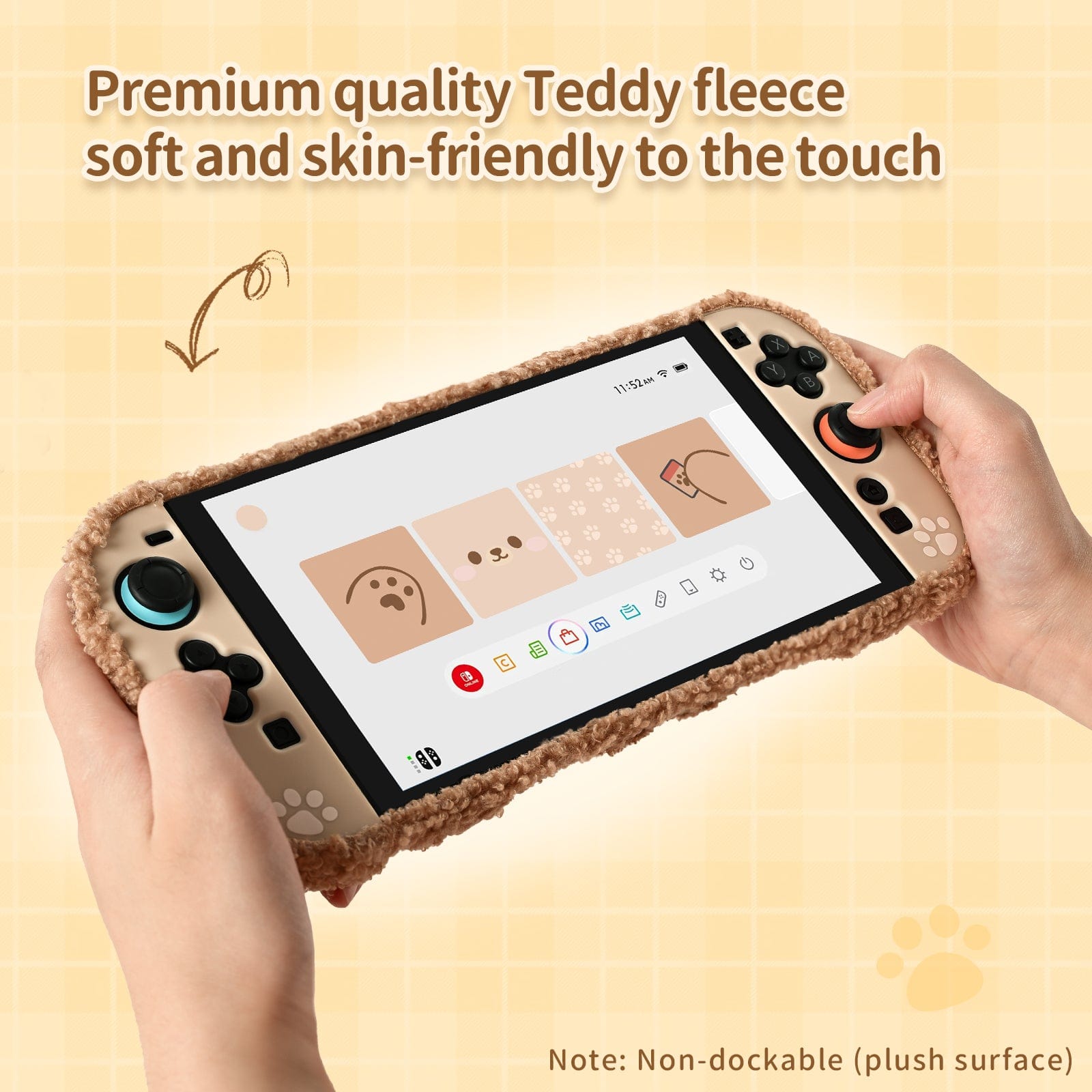 Geekshare NS2 Bear Split Plush Protective Case Geekshare NS2 Bear Split Plush Protective Case