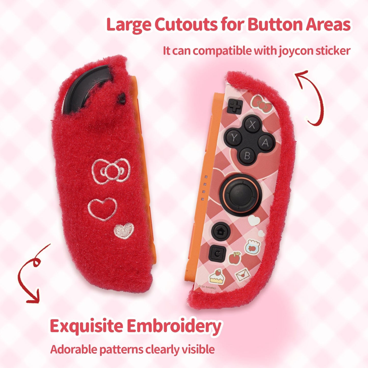 Geekshare NS2 Hello Kitty Split Plush Protective Case Geekshare NS2 Hello Kitty Split Plush Protective Case