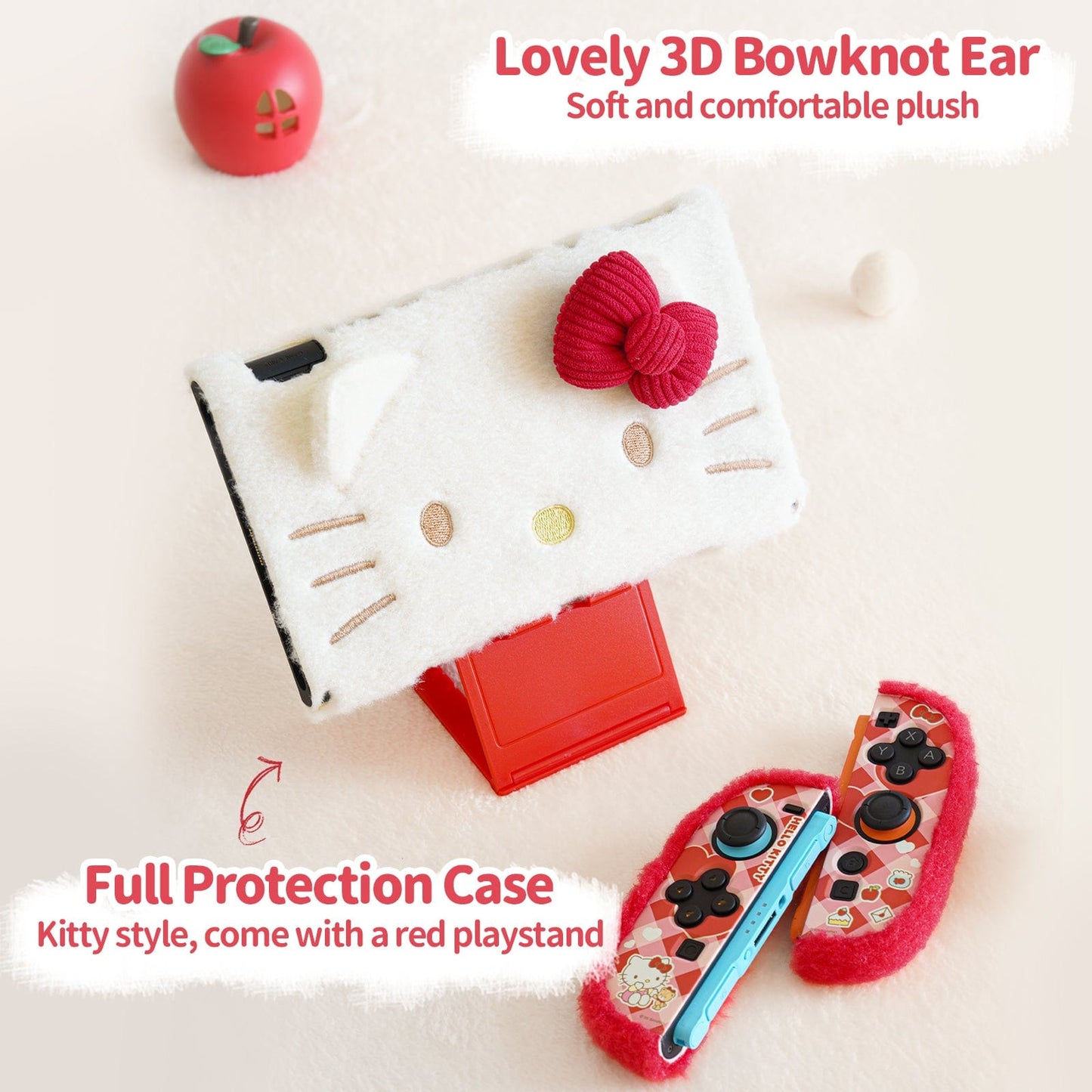 Geekshare NS2 Hello Kitty Split Plush Protective Case Geekshare NS2 Hello Kitty Split Plush Protective Case