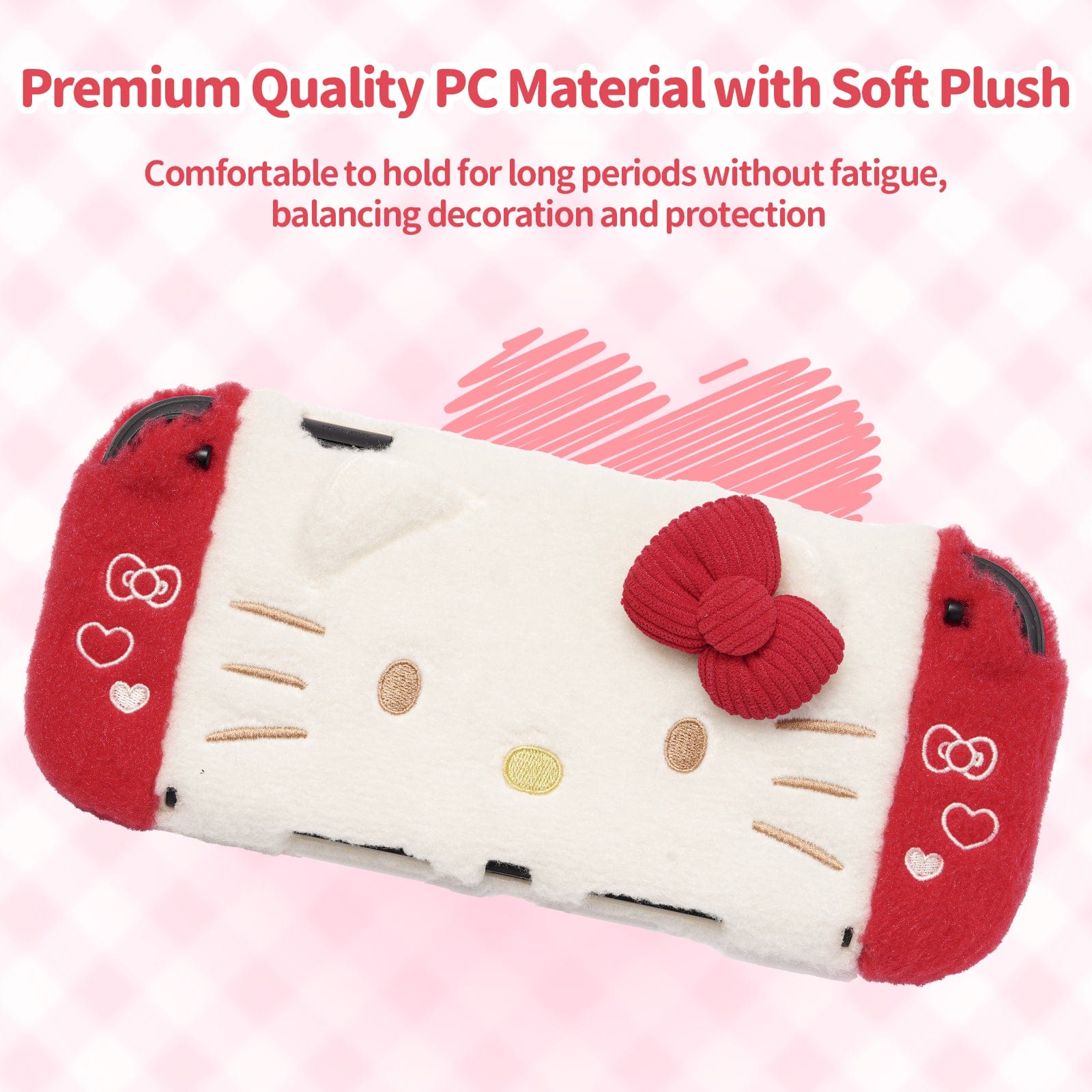 Geekshare NS2 Hello Kitty Split Plush Protective Case Geekshare NS2 Hello Kitty Split Plush Protective Case