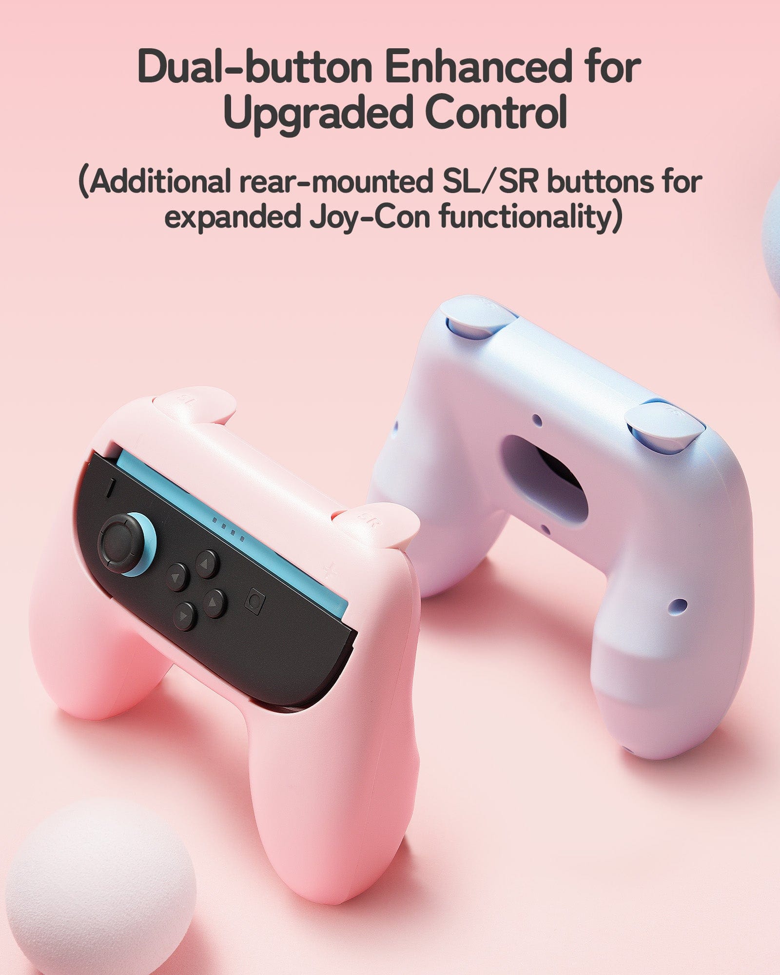 Geekshare NS2 JC Enhanced Grip (Pink + Blue) Geekshare NS2 JC Enhanced Grip (Pink + Blue)