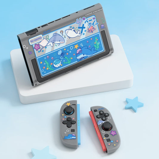 GeekShare Protective Case for switch 2 -Shark Party GeekShare Protective Case for switch 2 -Shark Party