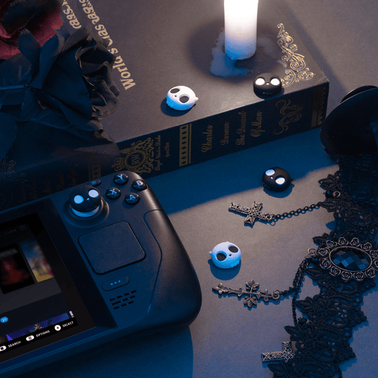 GeekShare Skull Thumb Grip Caps for Steam Deck