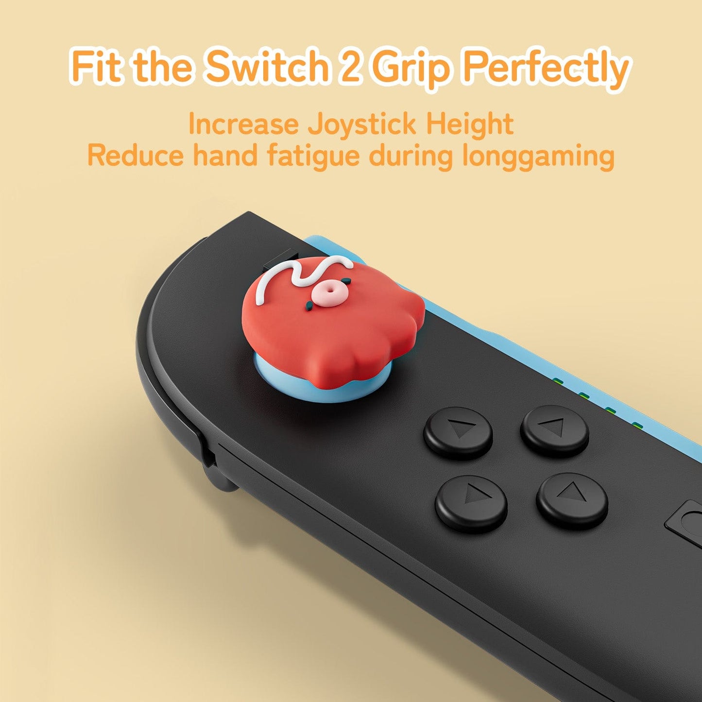 GeekShare Takoyaki Button Caps for Switch 2 GeekShare Takoyaki Button Caps for Switch 2