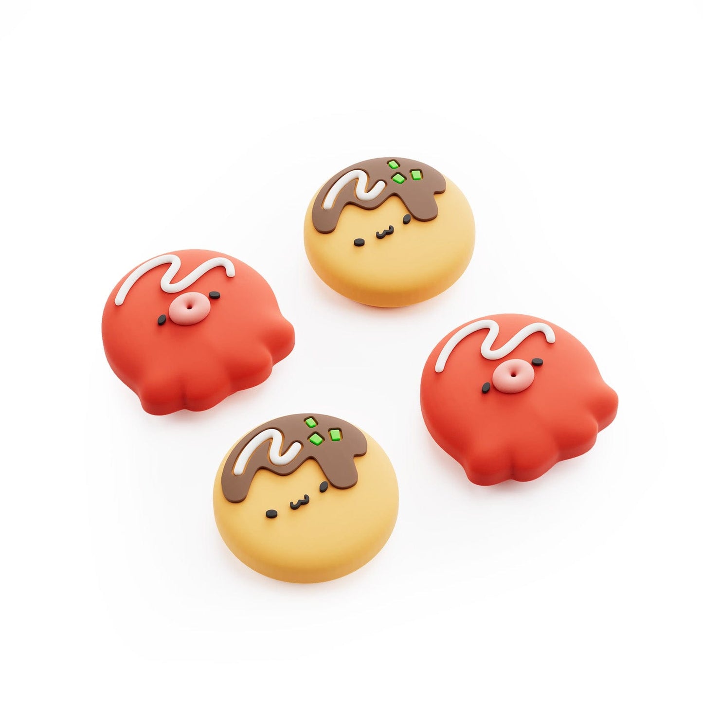 GeekShare Takoyaki Button Caps for Switch 2 GeekShare Takoyaki Button Caps for Switch 2