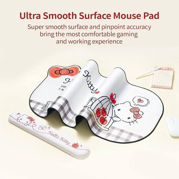 GeekShare x Sanrio HelloKitty Mousepads & Wrist Rest GeekShare x Sanrio HelloKitty Mousepads & Wrist Rest