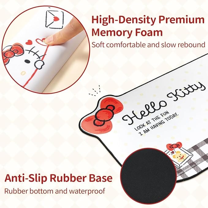 GeekShare x Sanrio HelloKitty Mousepads & Wrist Rest GeekShare x Sanrio HelloKitty Mousepads & Wrist Rest