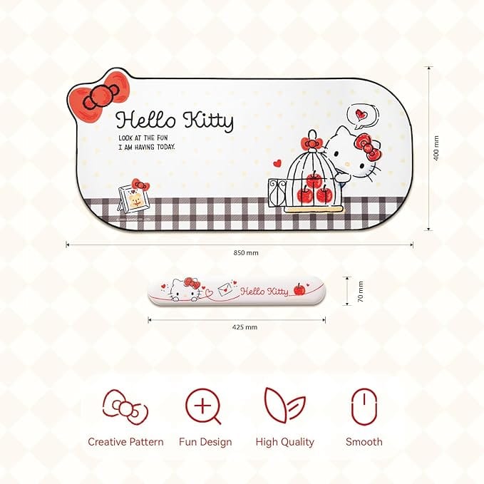 GeekShare x Sanrio HelloKitty Mousepads & Wrist Rest GeekShare x Sanrio HelloKitty Mousepads & Wrist Rest