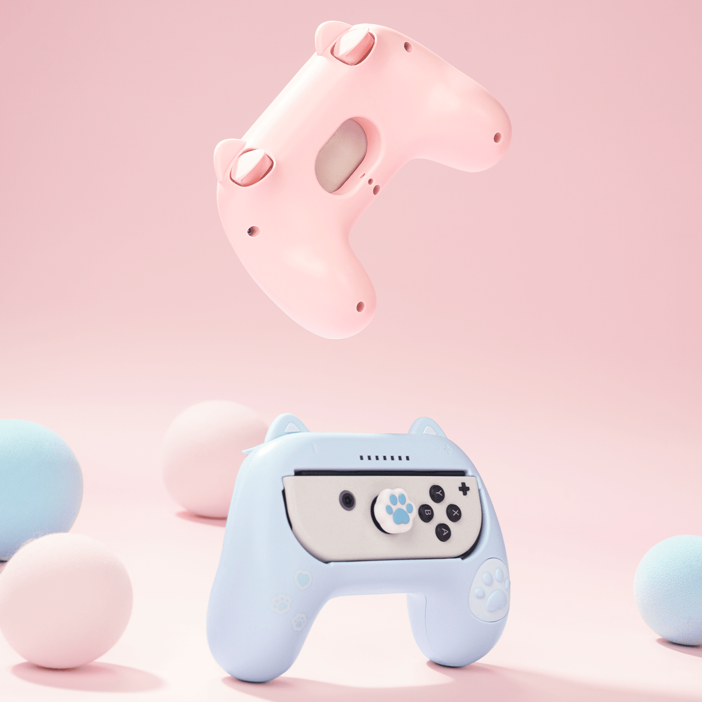 Cat Ear Grips For Nintendo Switch Joy-Con Cat Ear Grips For Nintendo Switch Joy-Con