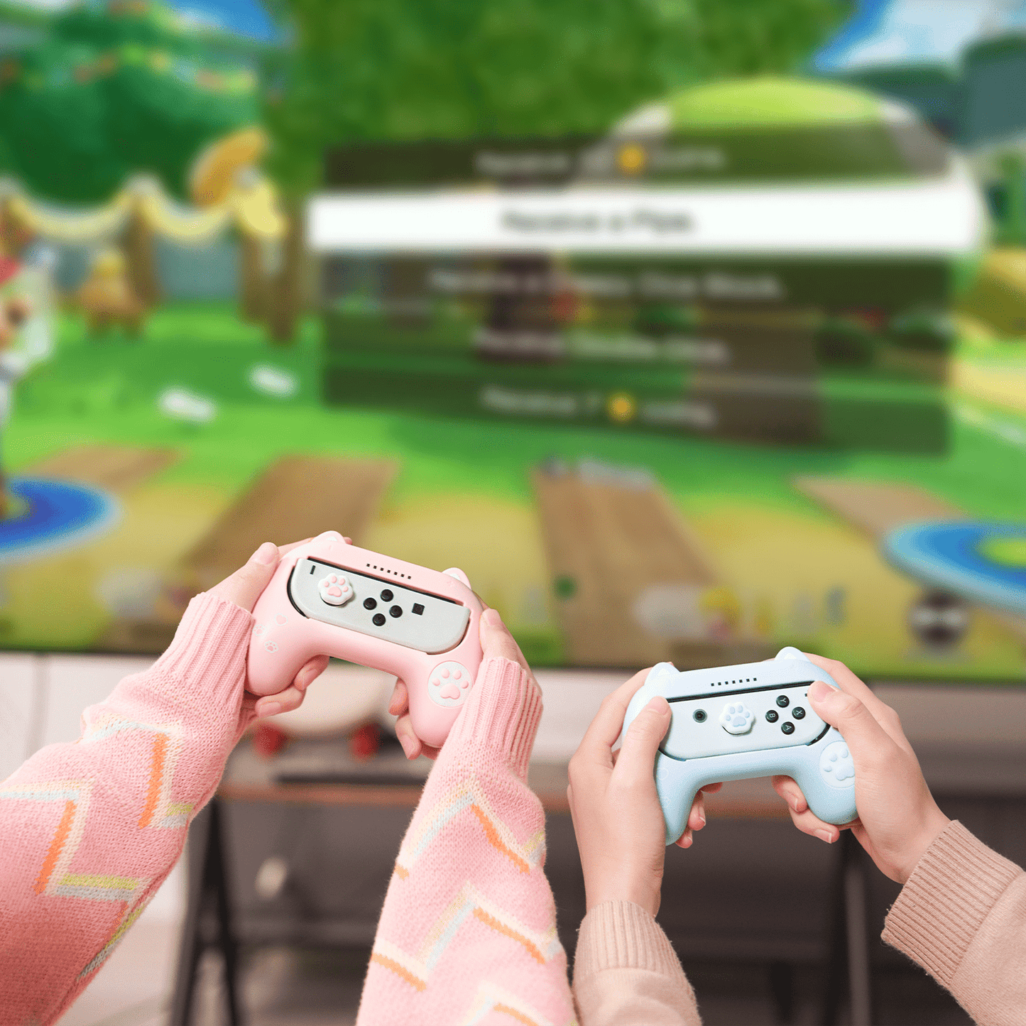 Cat Ear Grips For Nintendo Switch Joy-Con Cat Ear Grips For Nintendo Switch Joy-Con