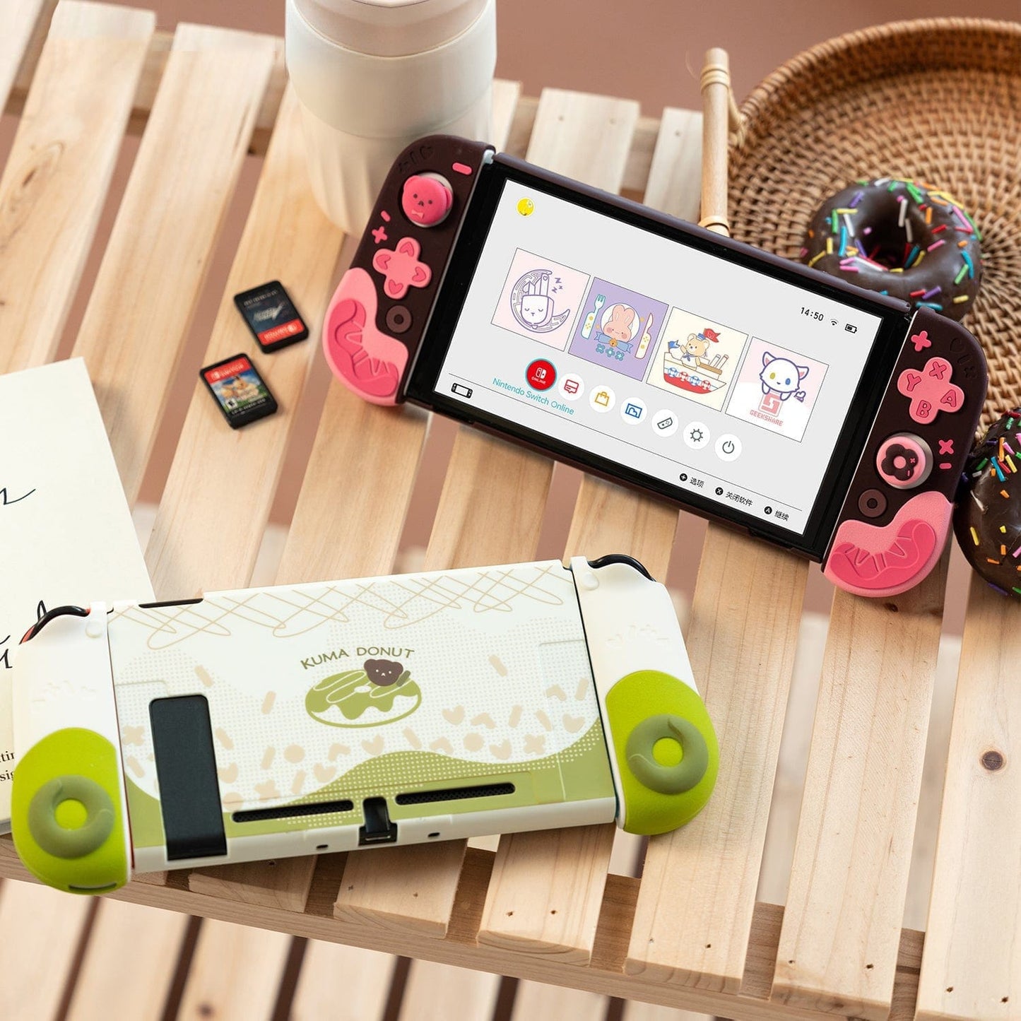 GeekShare Kuma Donut Silicone Protective Case