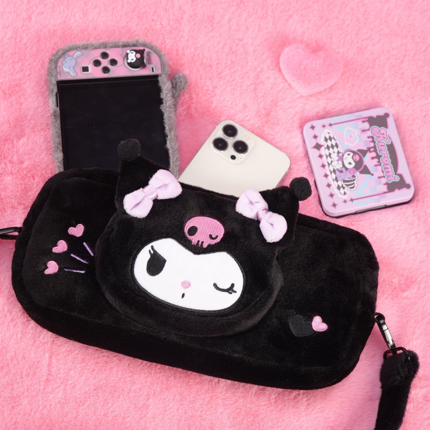 GeekShare Kuromi Plush Carrying Bag