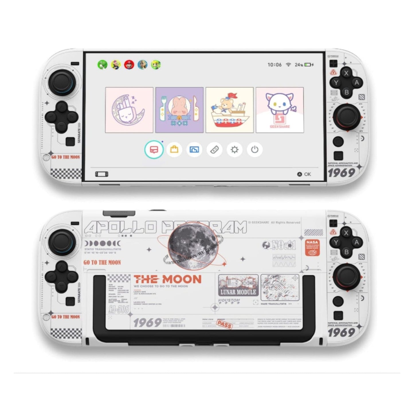 GeekShare Moon Exploration Protective Case for Switch 2 GeekShare Moon Exploration Protective Case for Switch 2