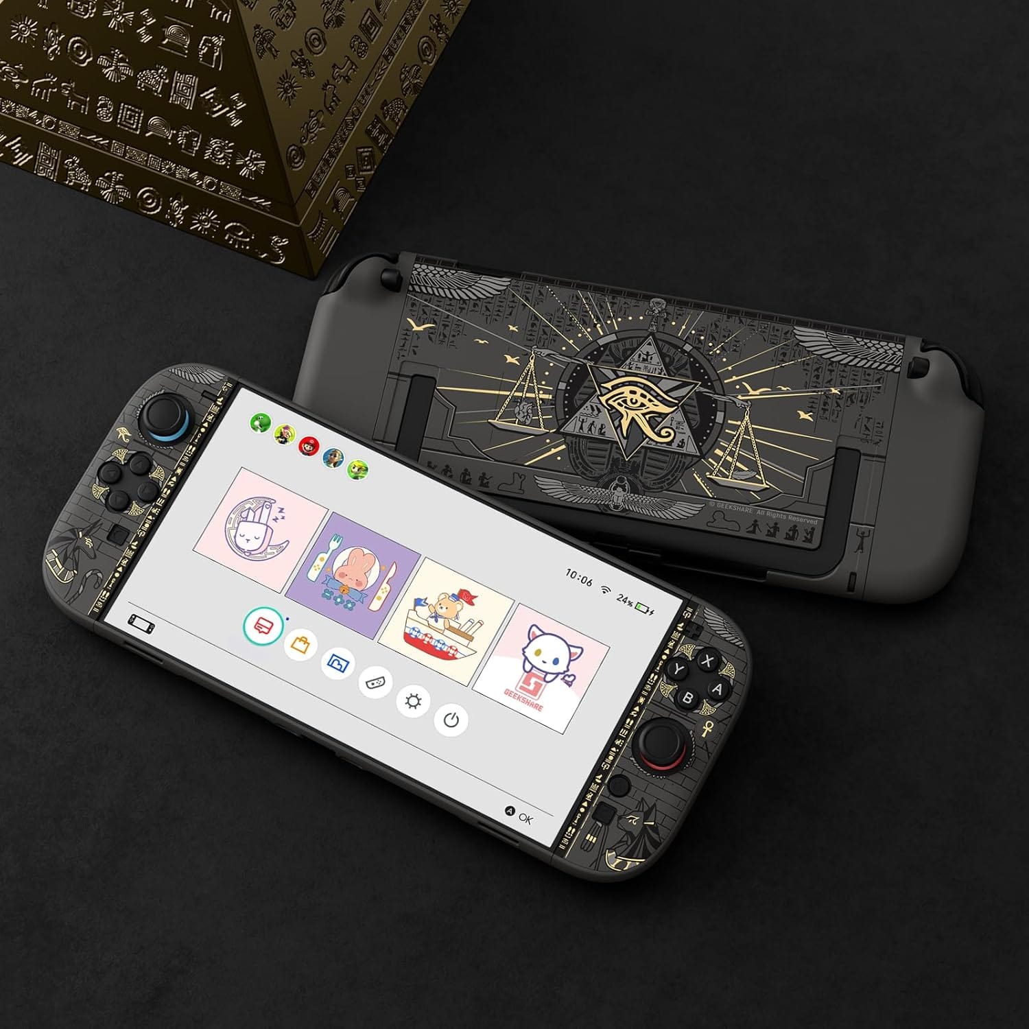 GeekShare Protective Case for switch 2 -Mystic Kingdom GeekShare Protective Case for switch 2 -Mystic Kingdom