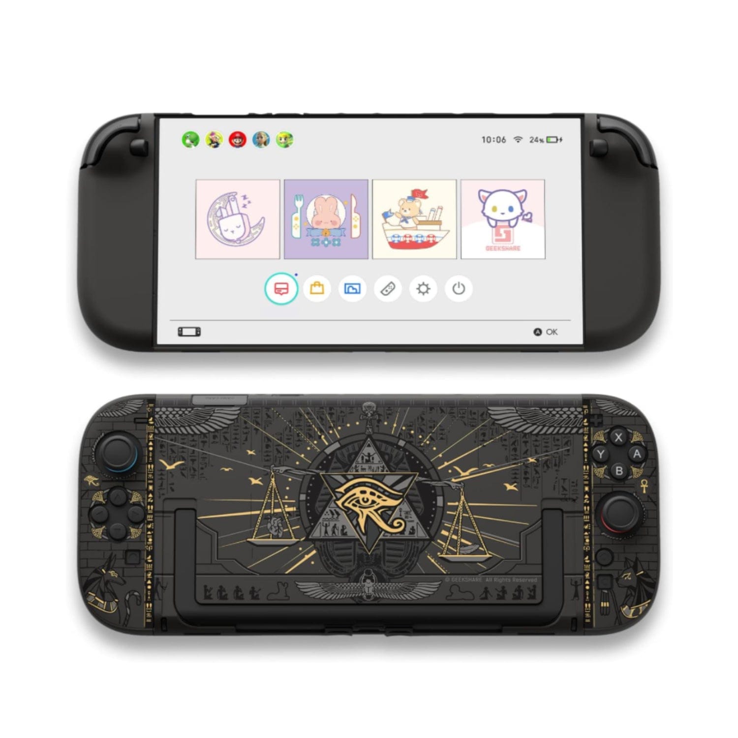GeekShare Protective Case for switch 2 -Mystic Kingdom GeekShare Protective Case for switch 2 -Mystic Kingdom