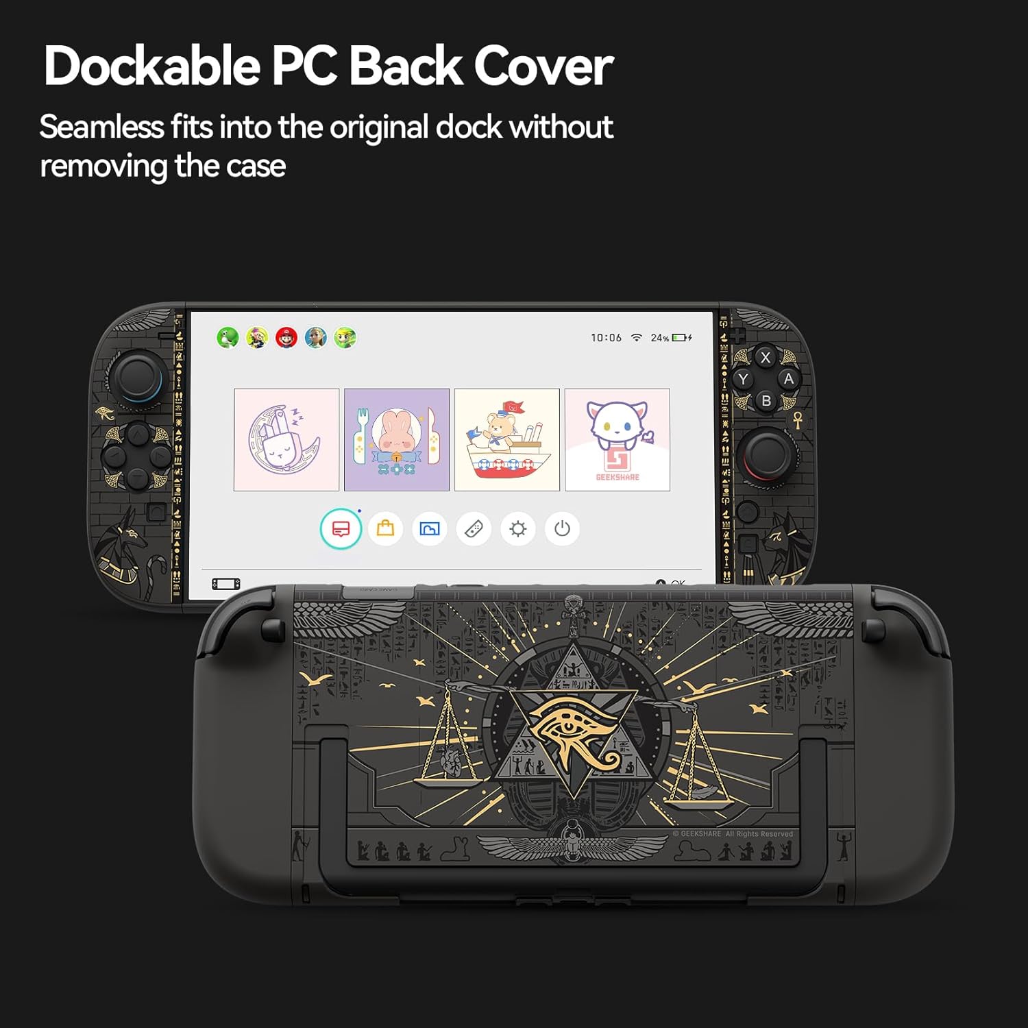 GeekShare Protective Case for switch 2 -Mystic Kingdom GeekShare Protective Case for switch 2 -Mystic Kingdom