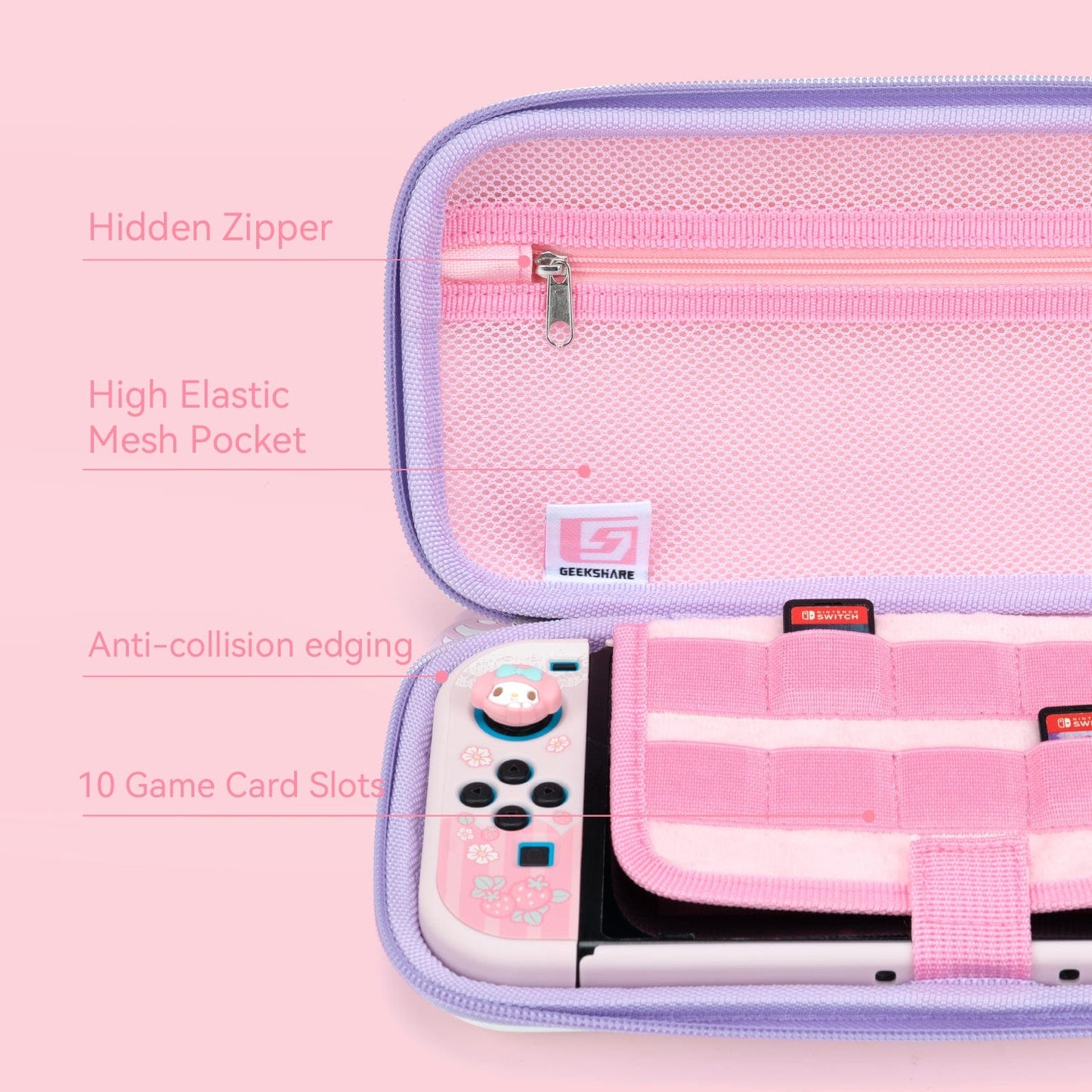 GeekShare x Sanrio Candy Party Carrying Case for Switch&OLED