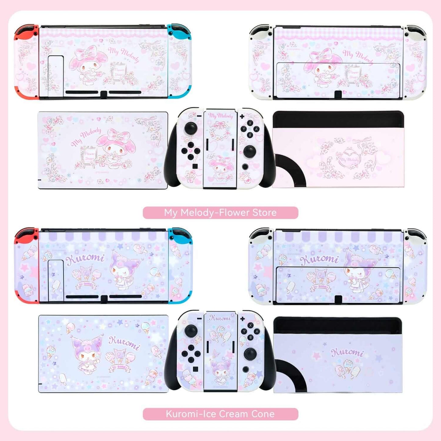 GeekShare x Sanrio Nintendo Switch&OLED Stickers
