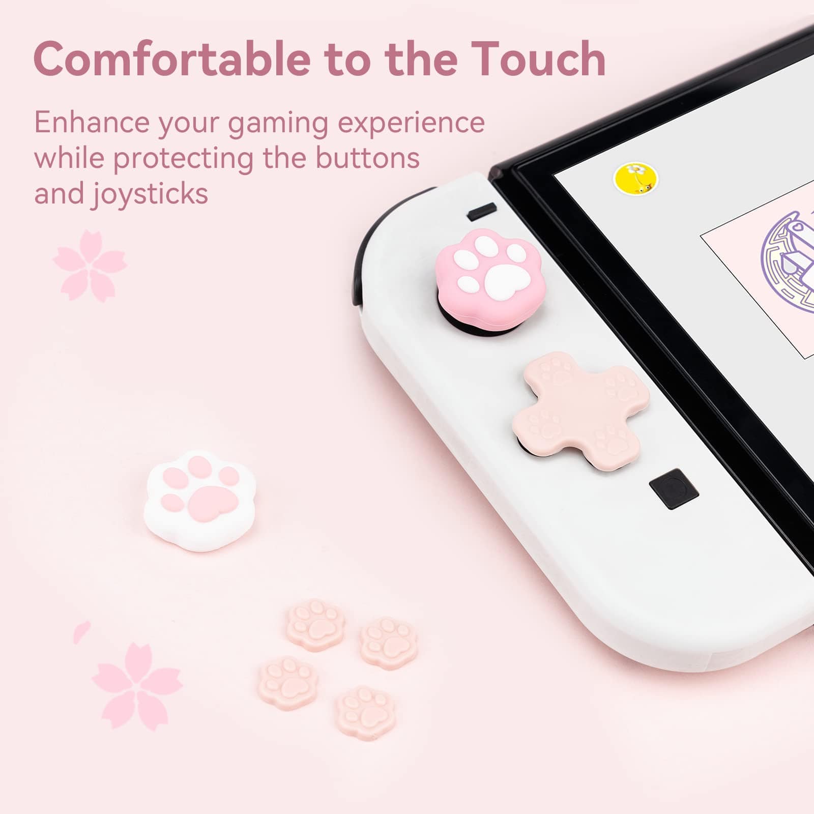 GeekShare Cat Paw Button Caps