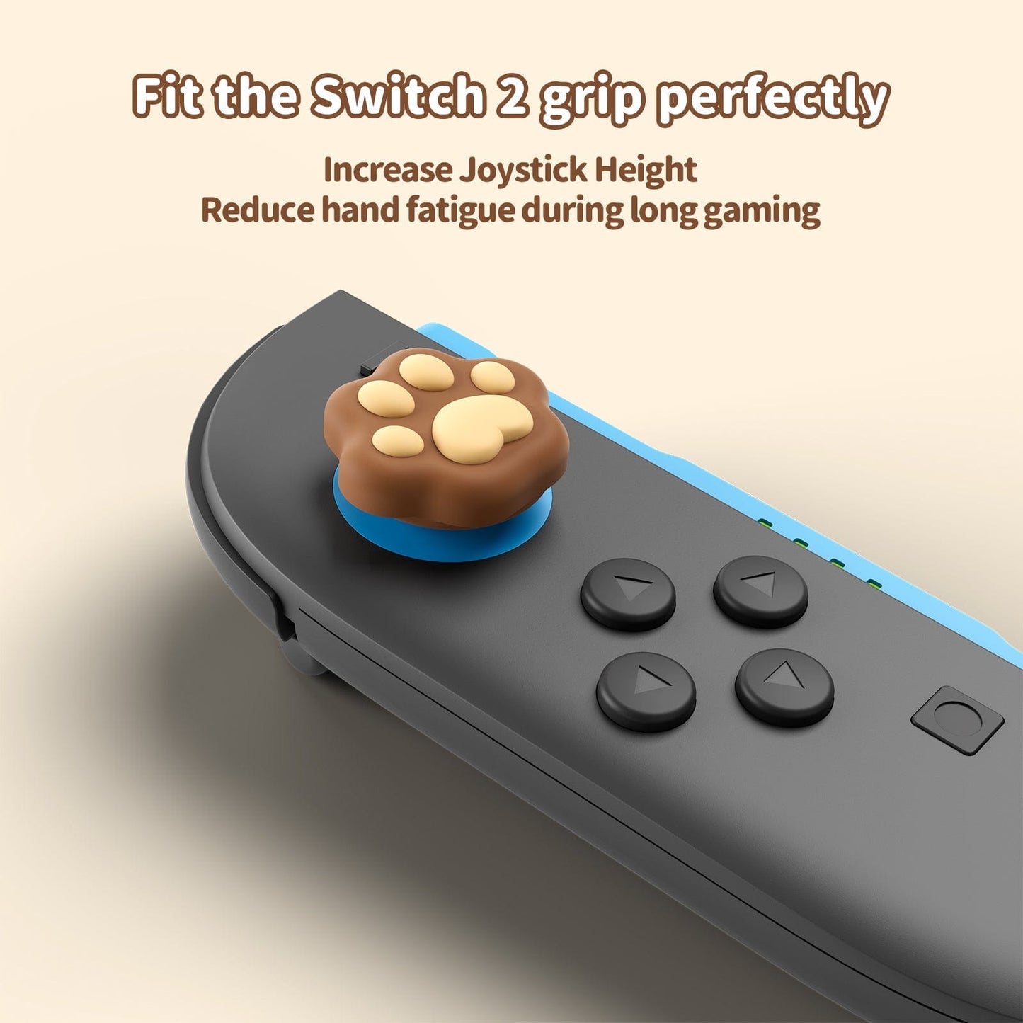 GeekShare Cat Paw Shape Thumb Grips GeekShare Cat Paw Thumb Grips Joycon Caps for Nintendo Switch/Lite - 4PCS