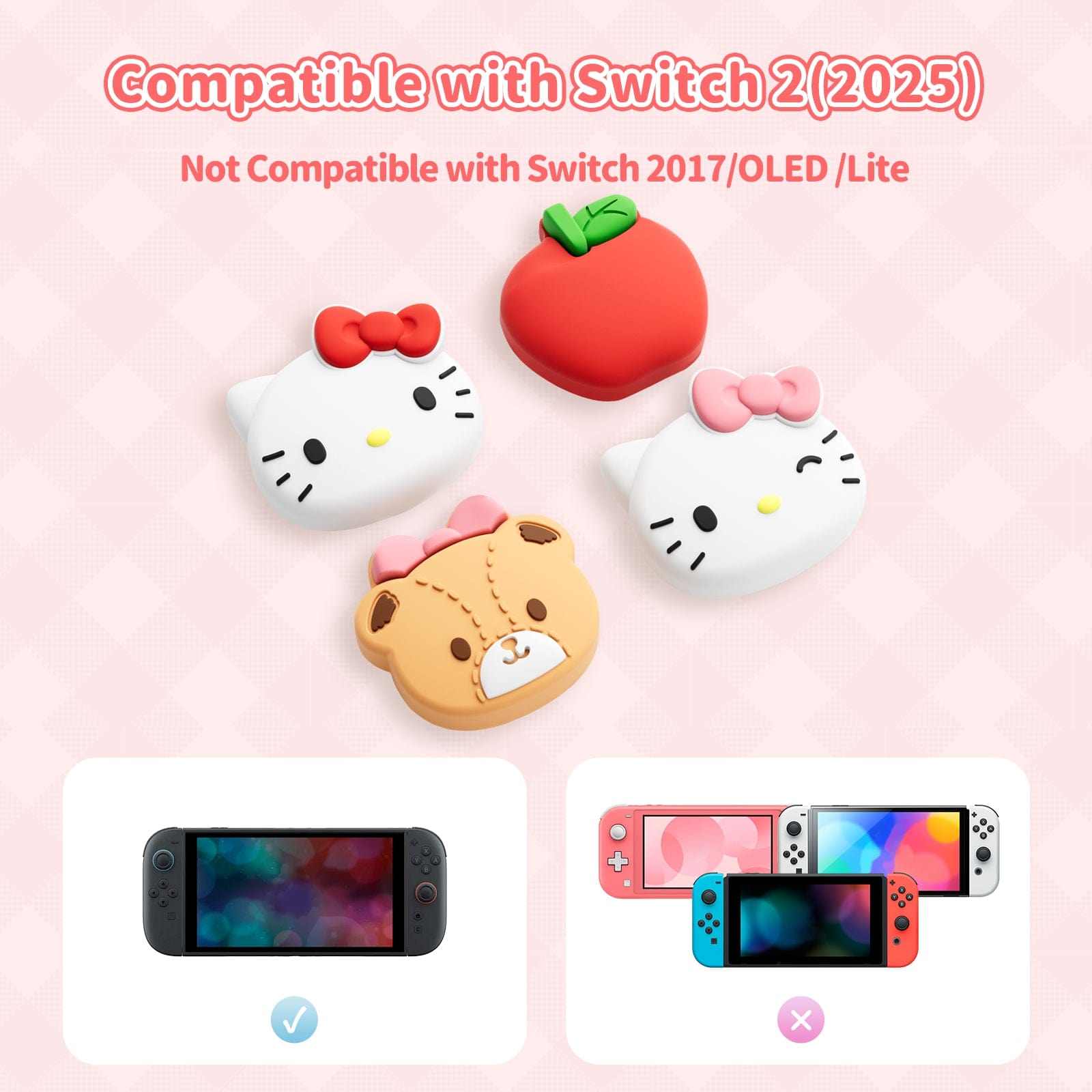 GeekShare x Sanrio Thumb Grip Caps- Sanrio Friends for Switch/Lite/OLED or Switch 2 GeekShare x Sanrio Thumb Grip Caps - Sanrio Friends