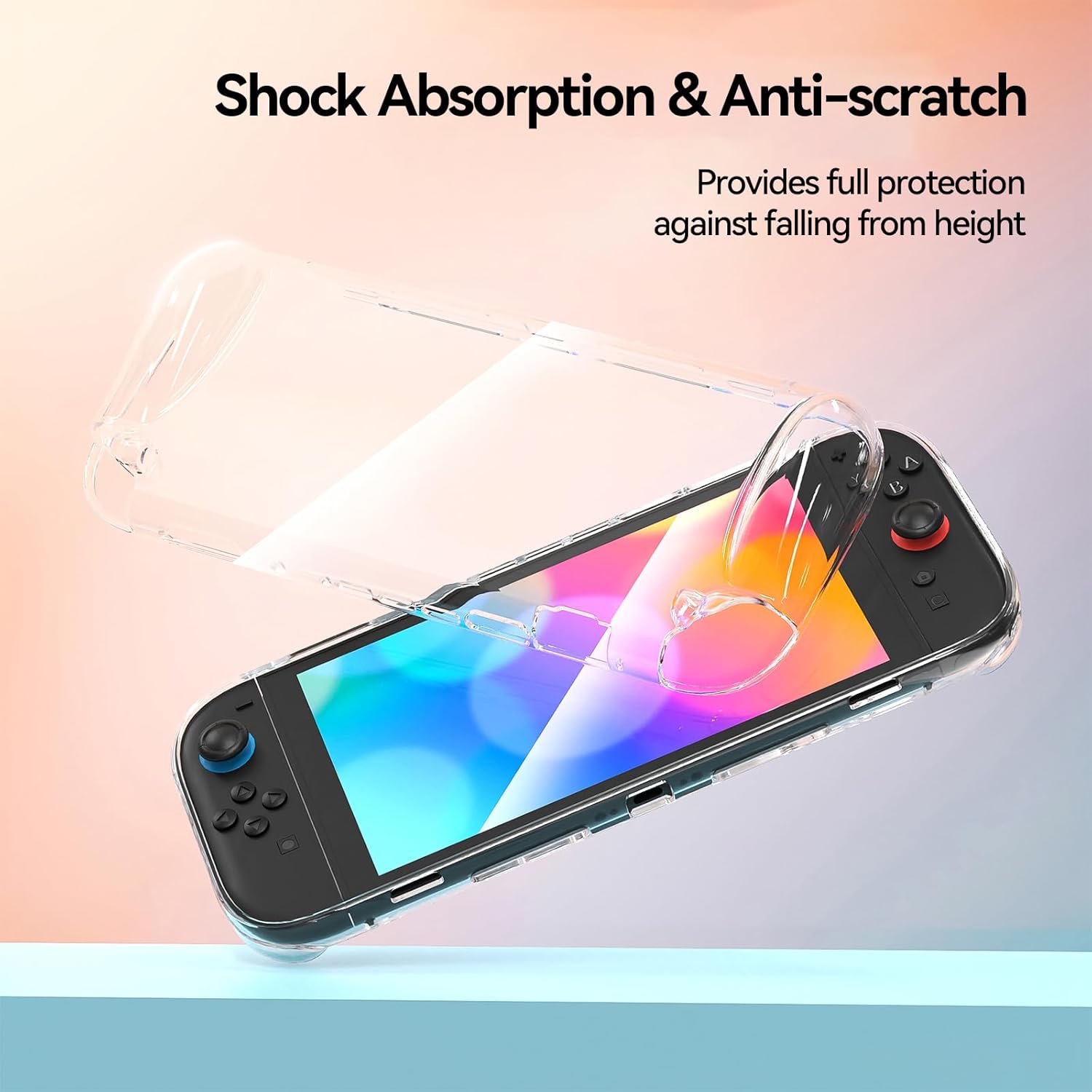 Transparent Protective Case for Nintendo Switch 2 Transparent Protective Case for Nintendo Switch 2