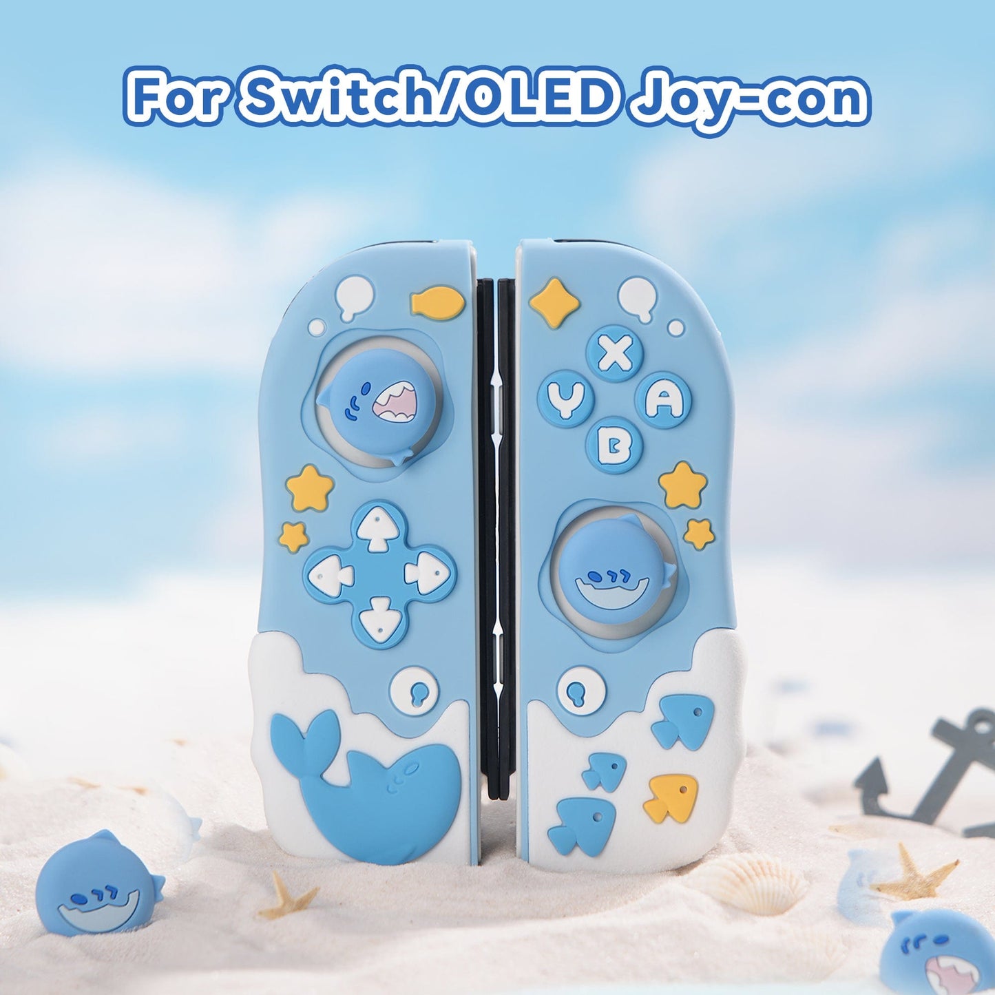 GeekShare Shark Baby Silicone Joycon Cover