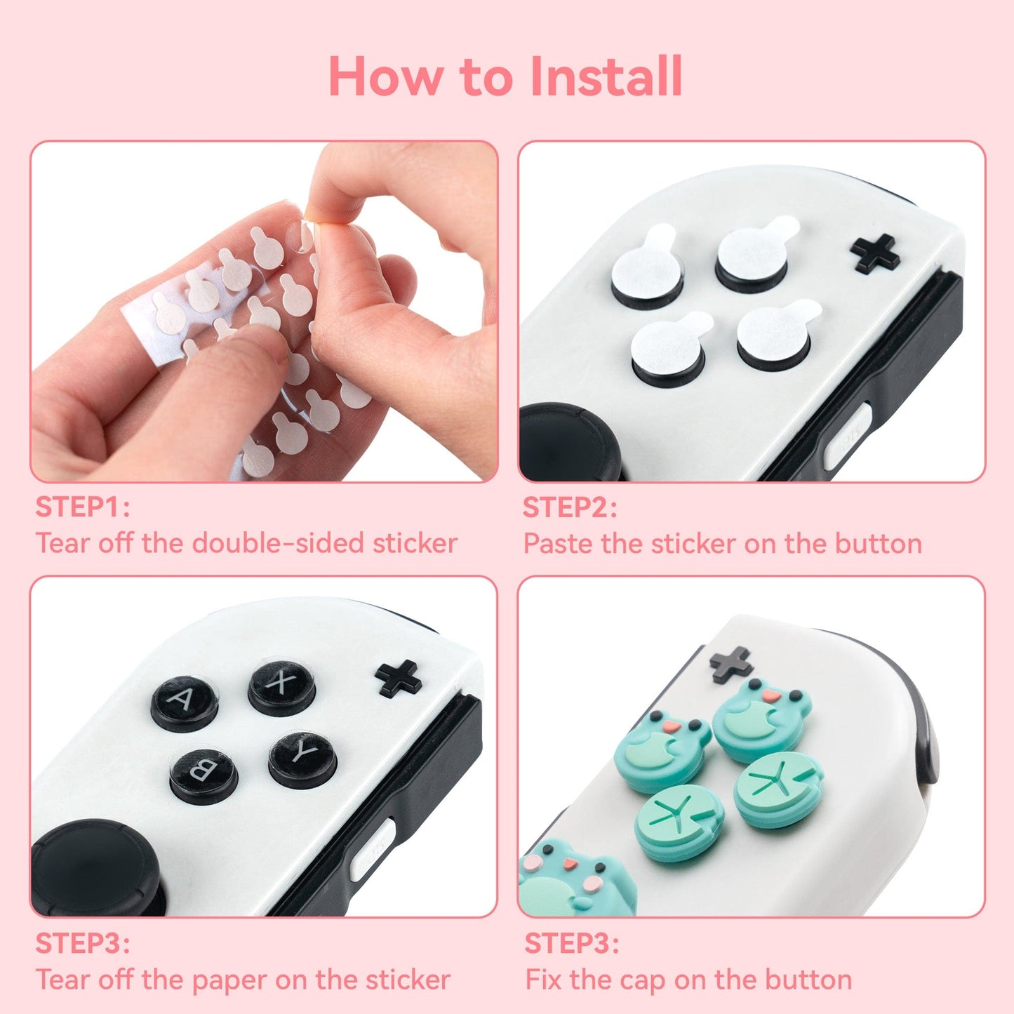 GeekShare Frog Button Caps
