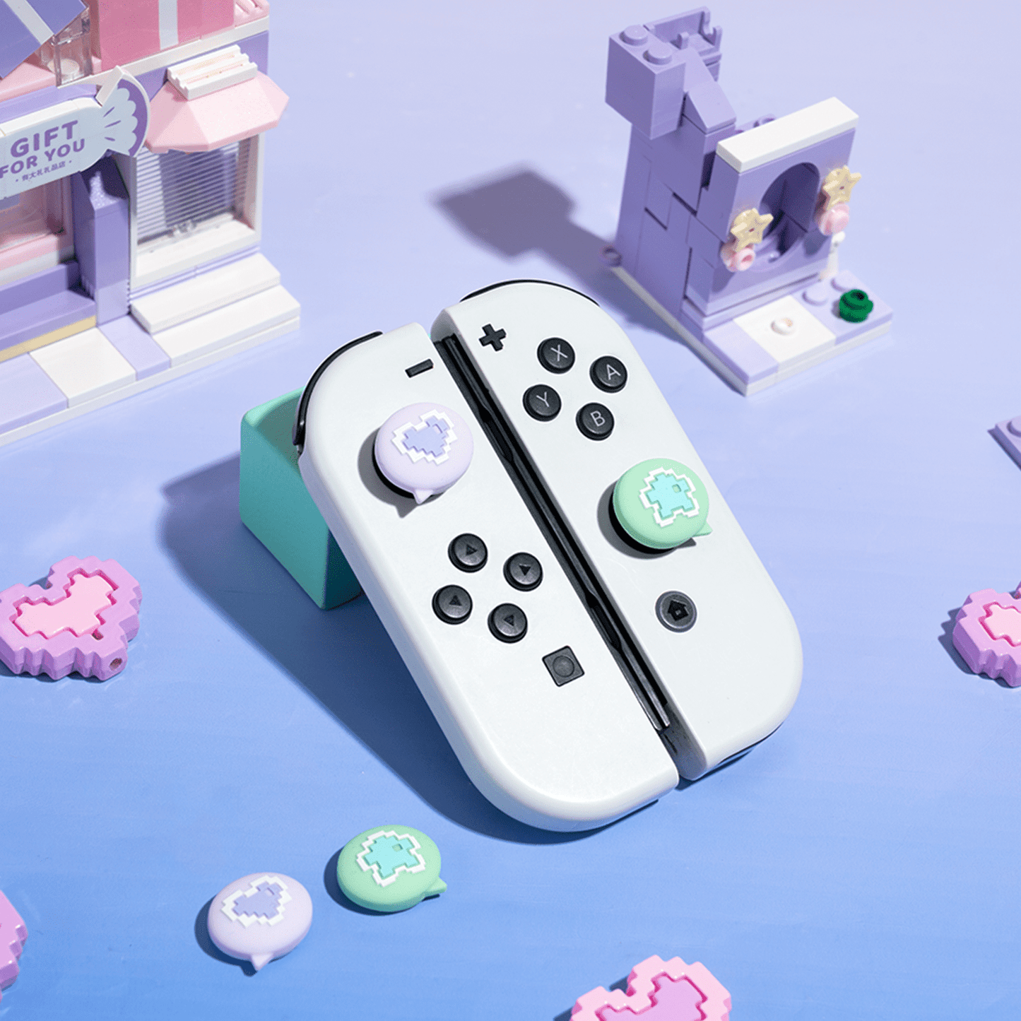 GeekShare Pixel Emoji Thumb Grip Caps