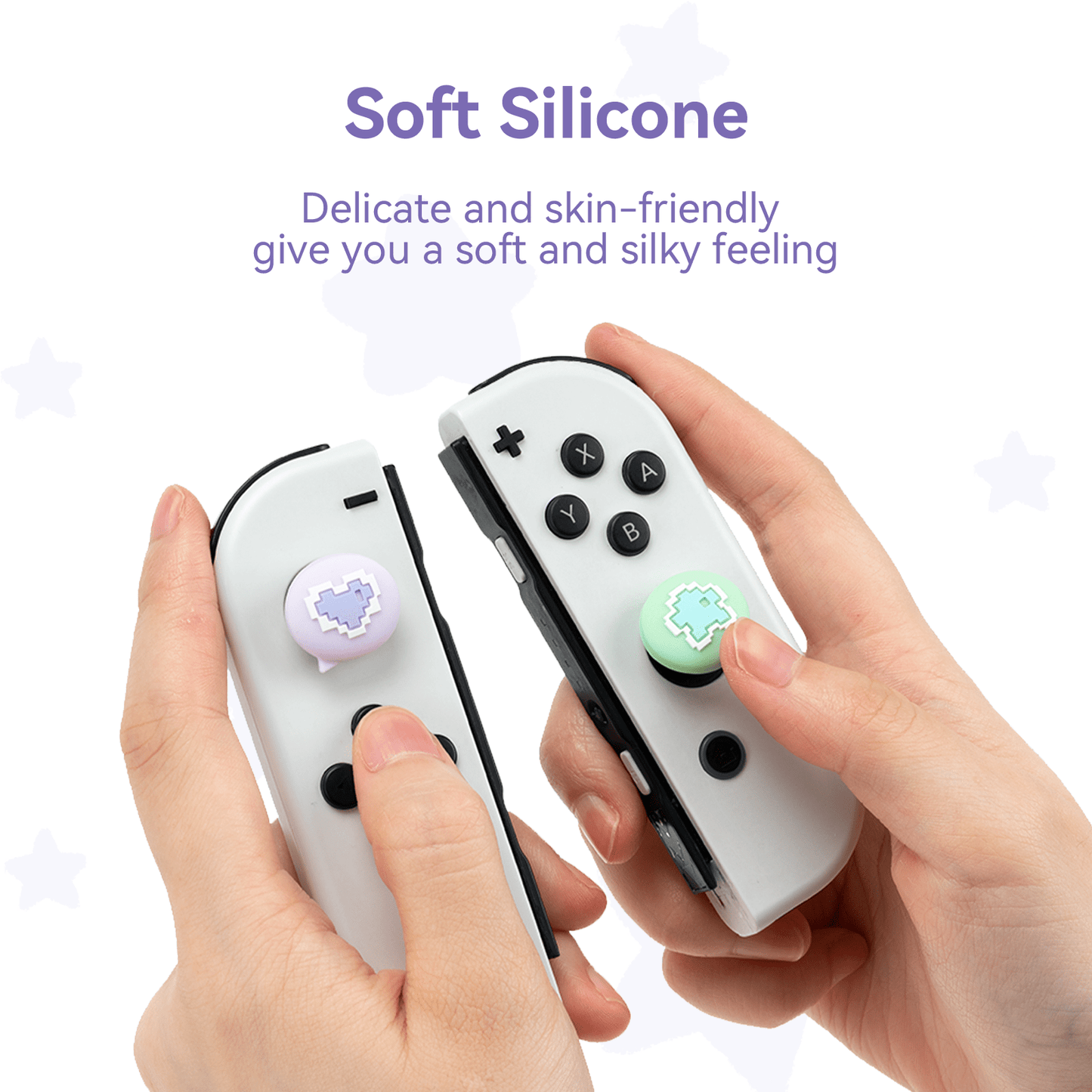 GeekShare Pixel Emoji Thumb Grip Caps