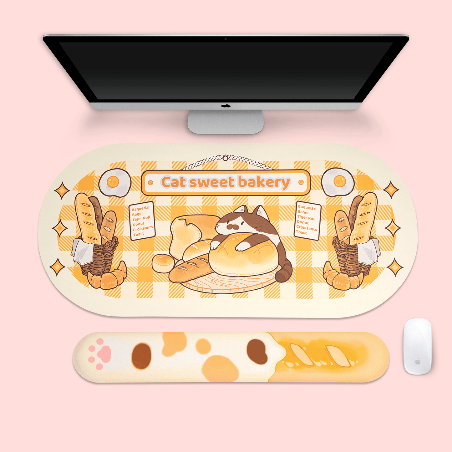 GeekShare Bakery Cat Mouse Pad