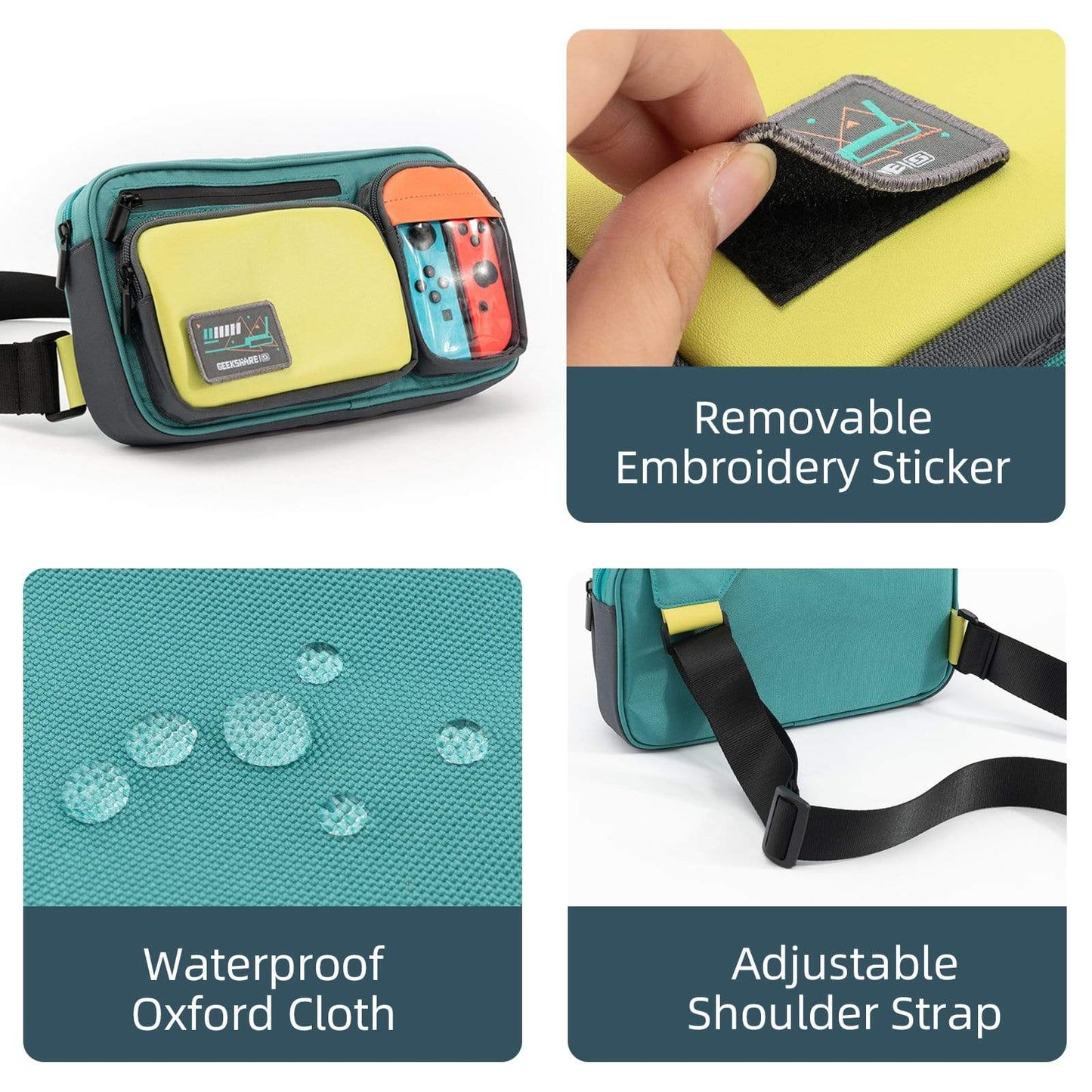 GeekShare Retro Crossbody Bag GeekShare Retro Crossbody Bag Backpack Travel Shoulder Bag