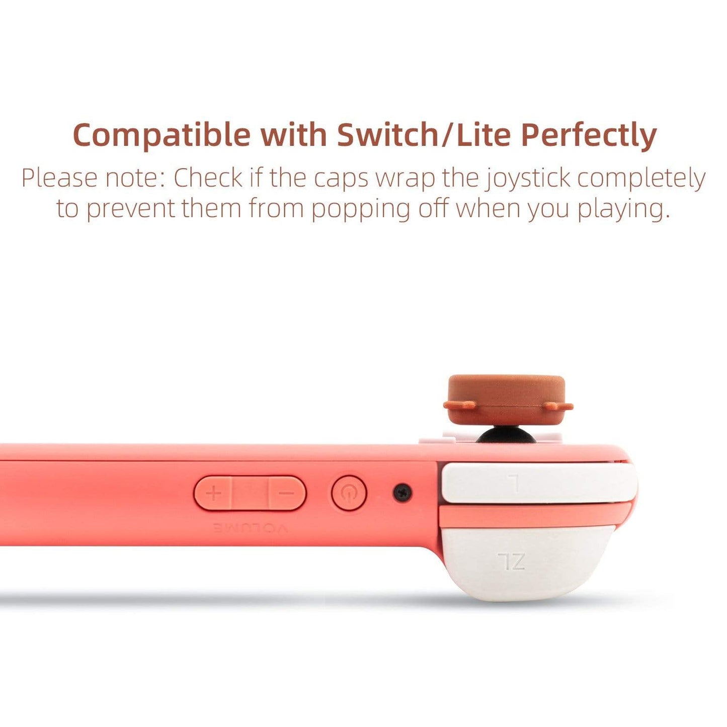 GeekShare Animal Theme Thumb Grip Caps-Deer&Dog GeekShare Cute Animal Theme Thumb Grip Caps for Switch and Switch Lite - 4 PICS, Deer and Dog