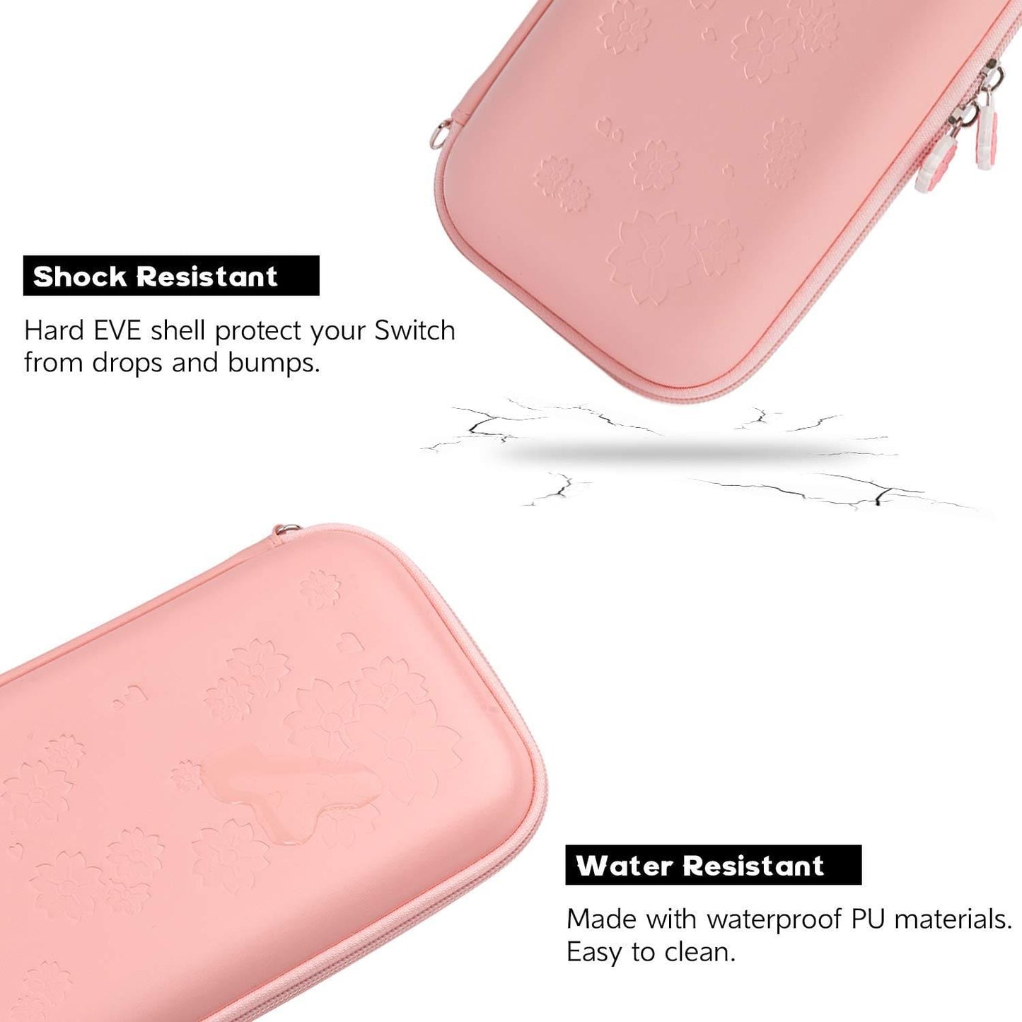 GeekShare Sakura Carrying Case Sakura Carry Case for Nintendo Switch