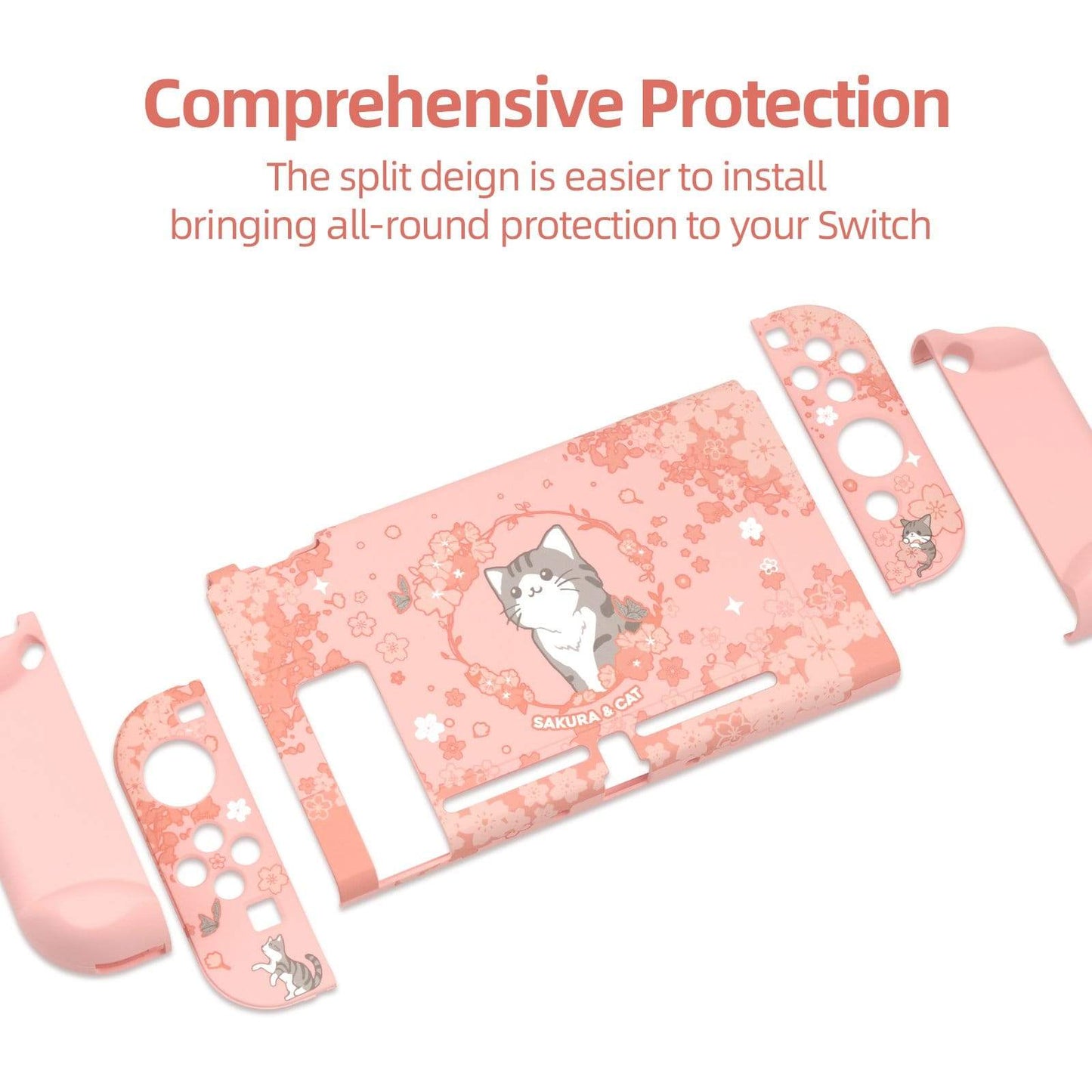 GeekShare Sakura Cat Protective Case