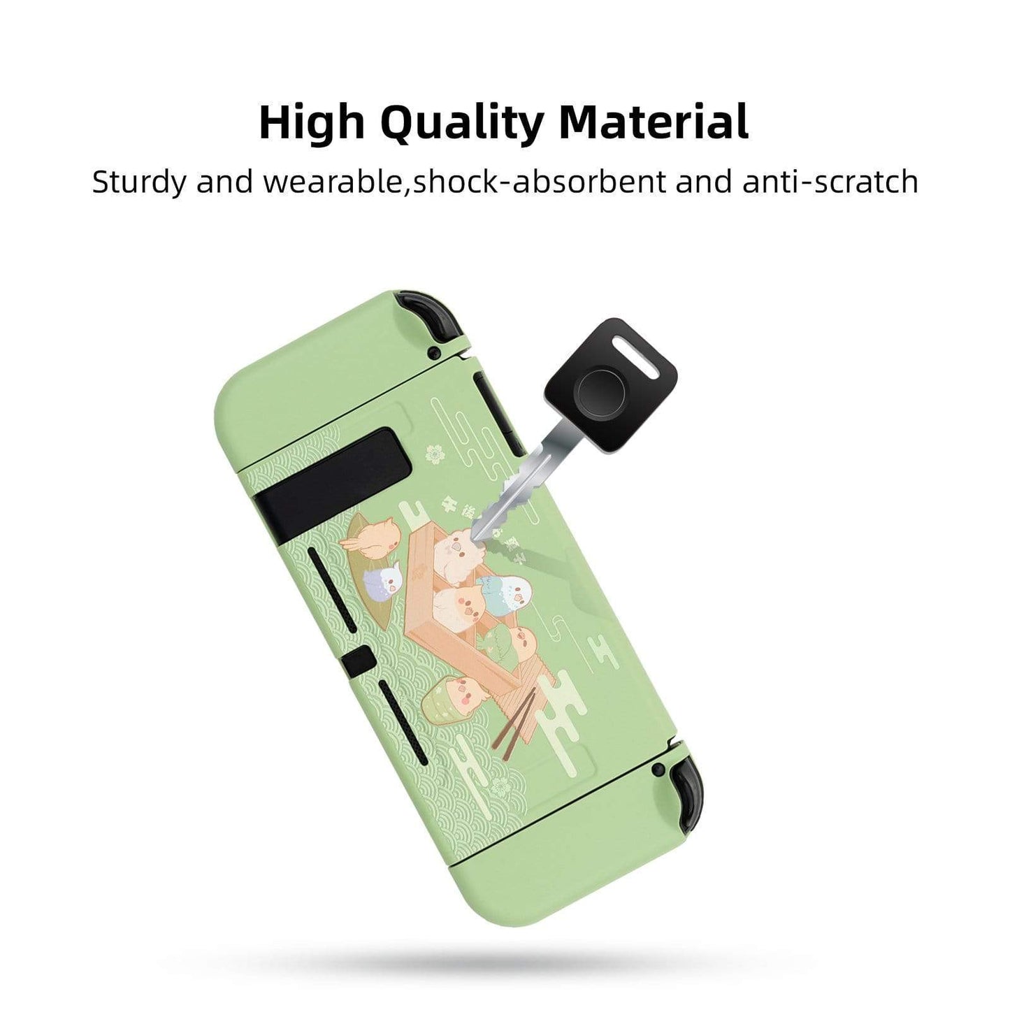 GeekShare Snack Parrot Protective Case GeekShare Soft TPU Protective Case for Nintendo Switch -- Snack Parrot