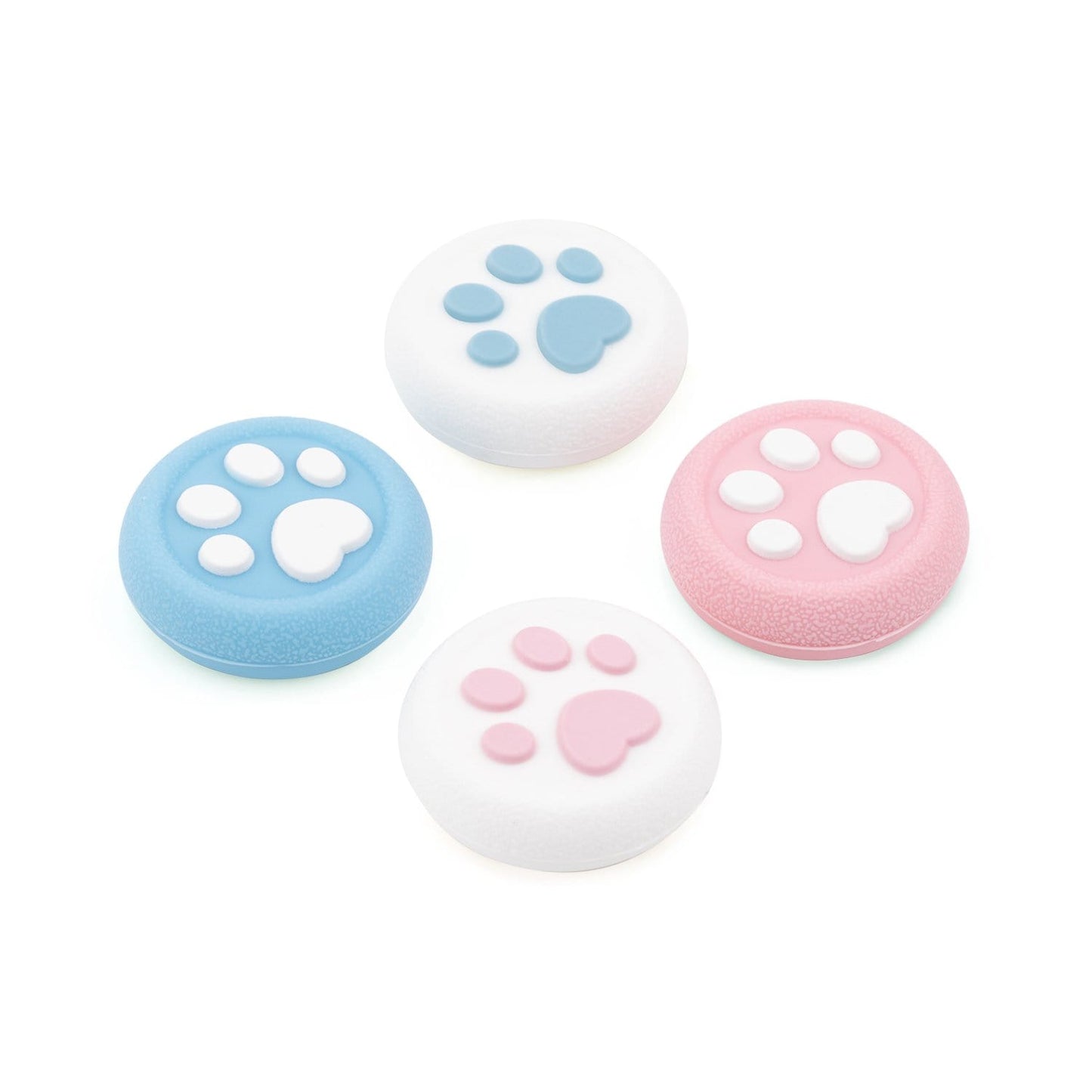 GeekShare Cat Paws Thumb Grip Caps for PS4/PS5 GeekShare Cat Paw Thumb Grip Caps for PS4/PS5 and Switch Pro- 4 PICS, Star Mist Blue