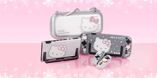 GeekShare officially launches the Hello Kitty Sparkling Silver Heart Series of exclusive accessories for the Nintendo Switch 2