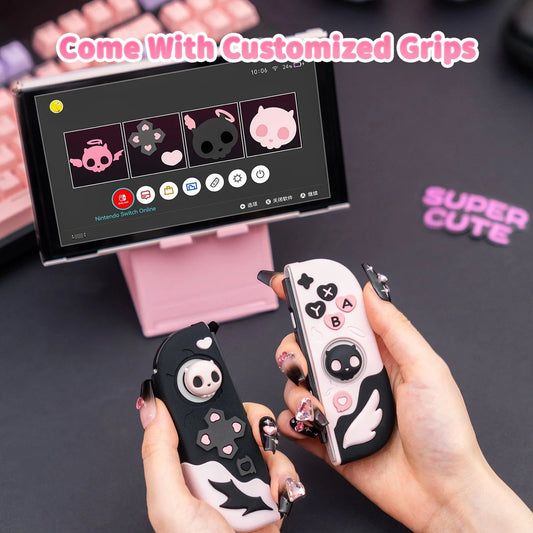 Pretty in Pink: Unleash Your Inner Gamer with GeekShare Pink Skull Switch Accessories!