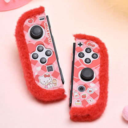 GeekShare Plush Hello Kitty Protective Case for Switch OLED