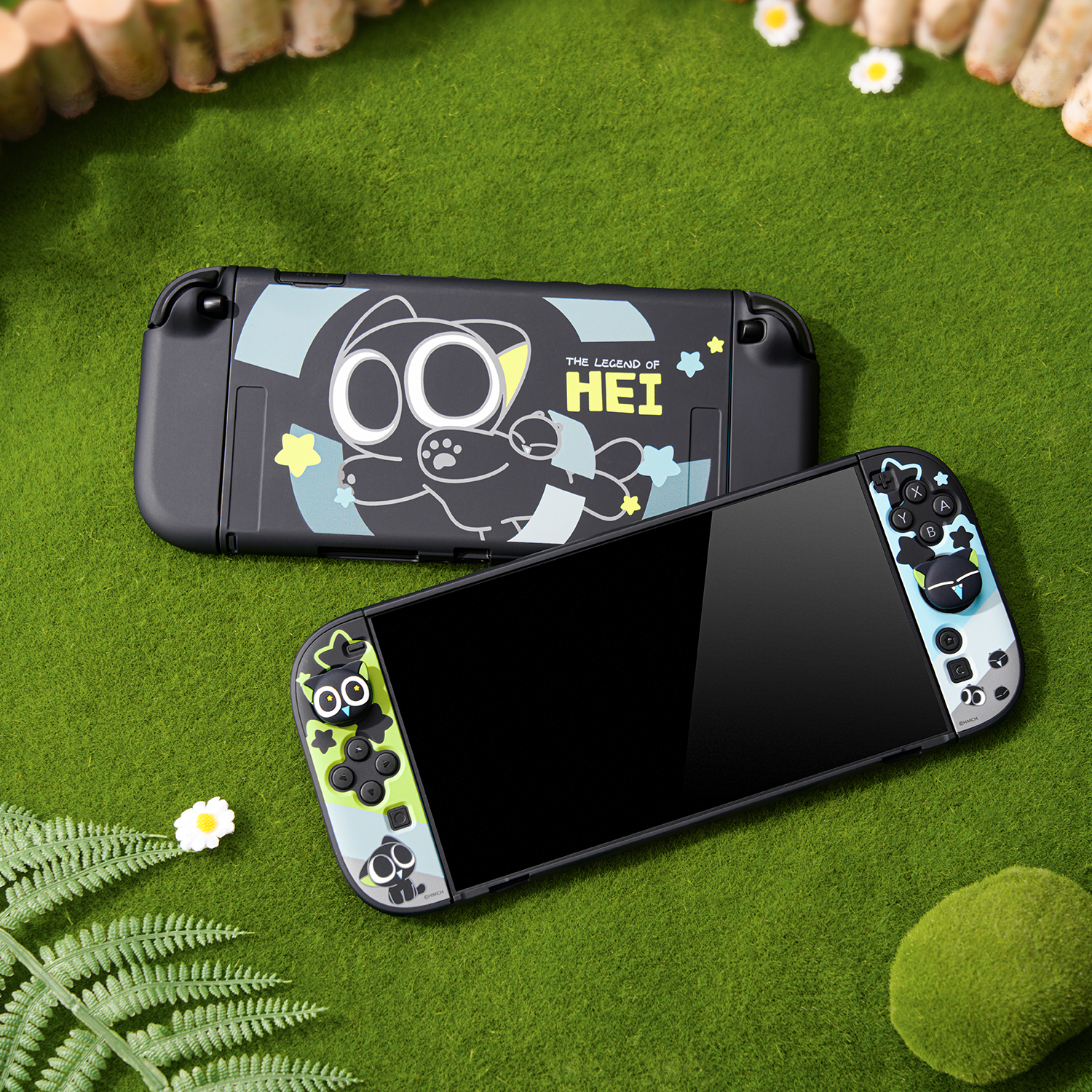 GeekShare x HEI Series Protective Case & Thumb Grip Caps & Carrying Bag for Switch 2