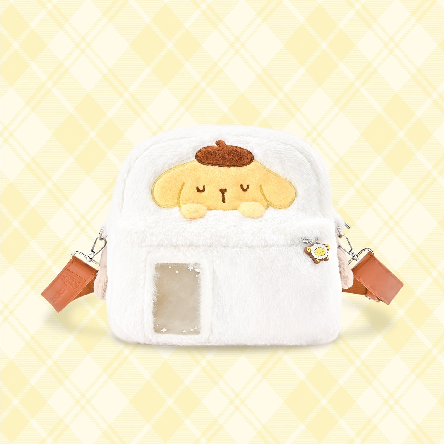 Pompompurin Plush Camera Carrying Bag Pompompurin Plush Camera Carrying Bag