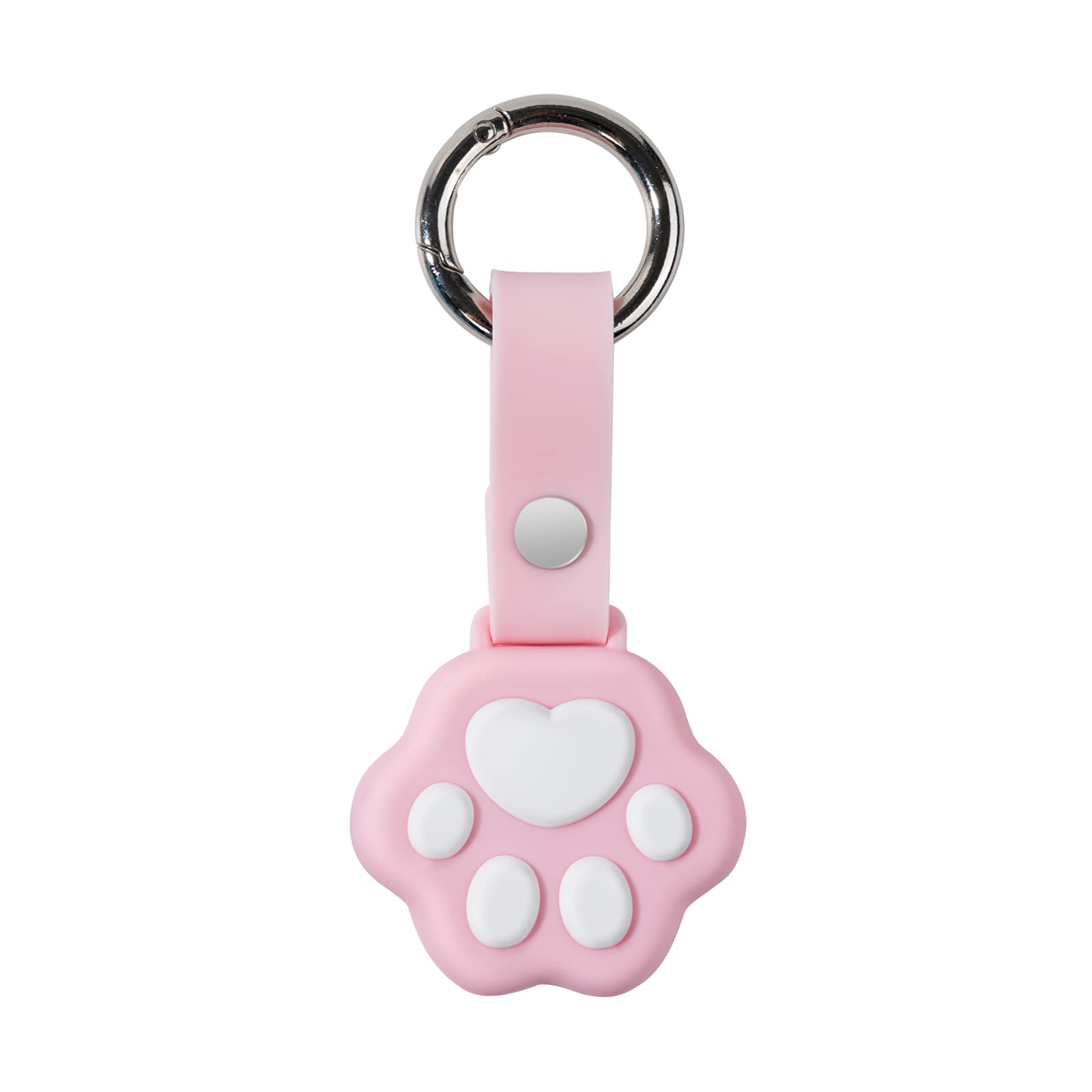 Cat Paw Design Protective  Case for Apple AirTag Cat Paw Design Protective  Case for Apple AirTag