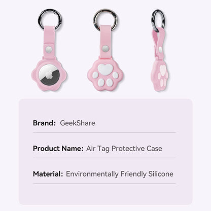 Cat Paw Design Protective  Case for Apple AirTag Cat Paw Design Protective  Case for Apple AirTag