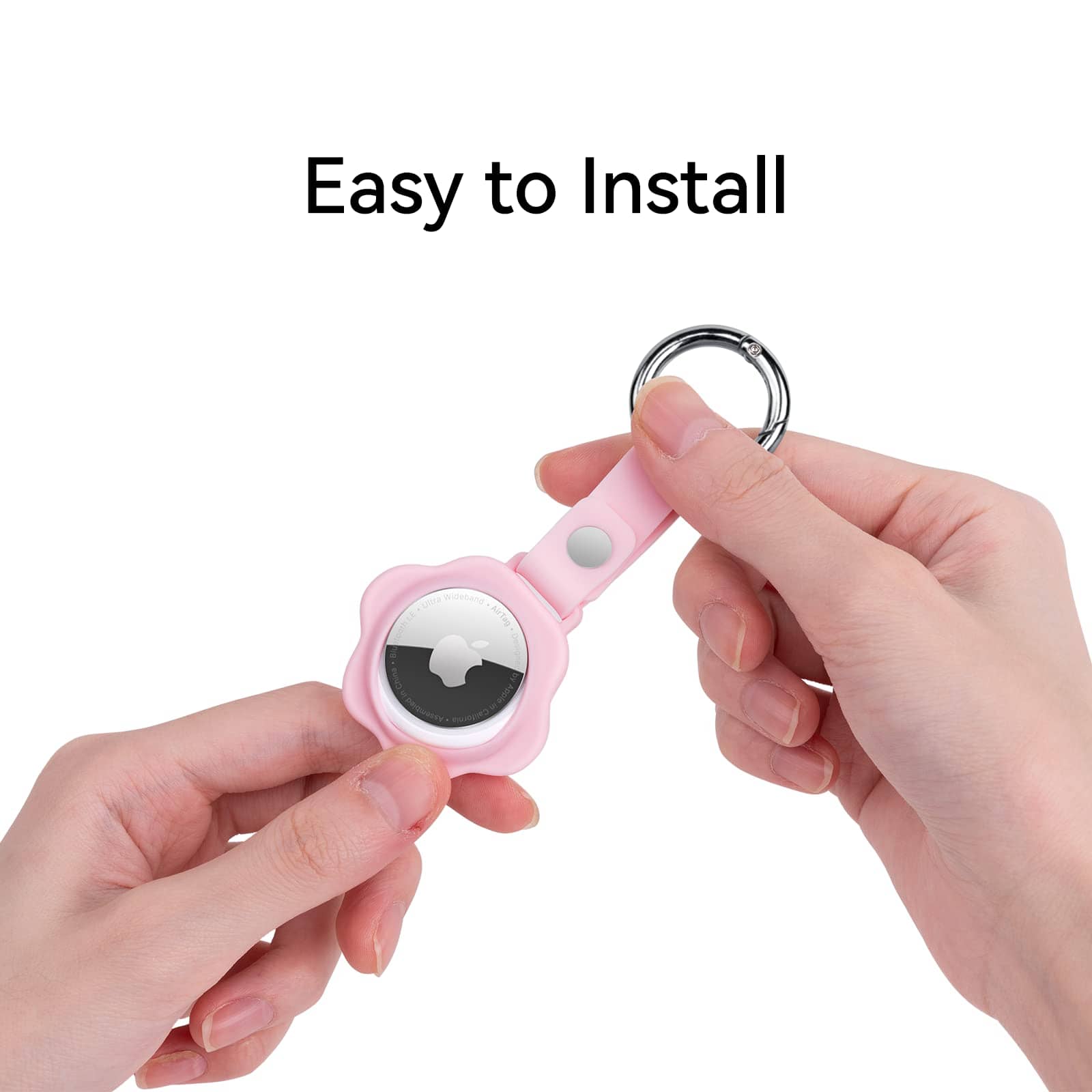 Cat Paw Design Protective  Case for Apple AirTag Cat Paw Design Protective  Case for Apple AirTag